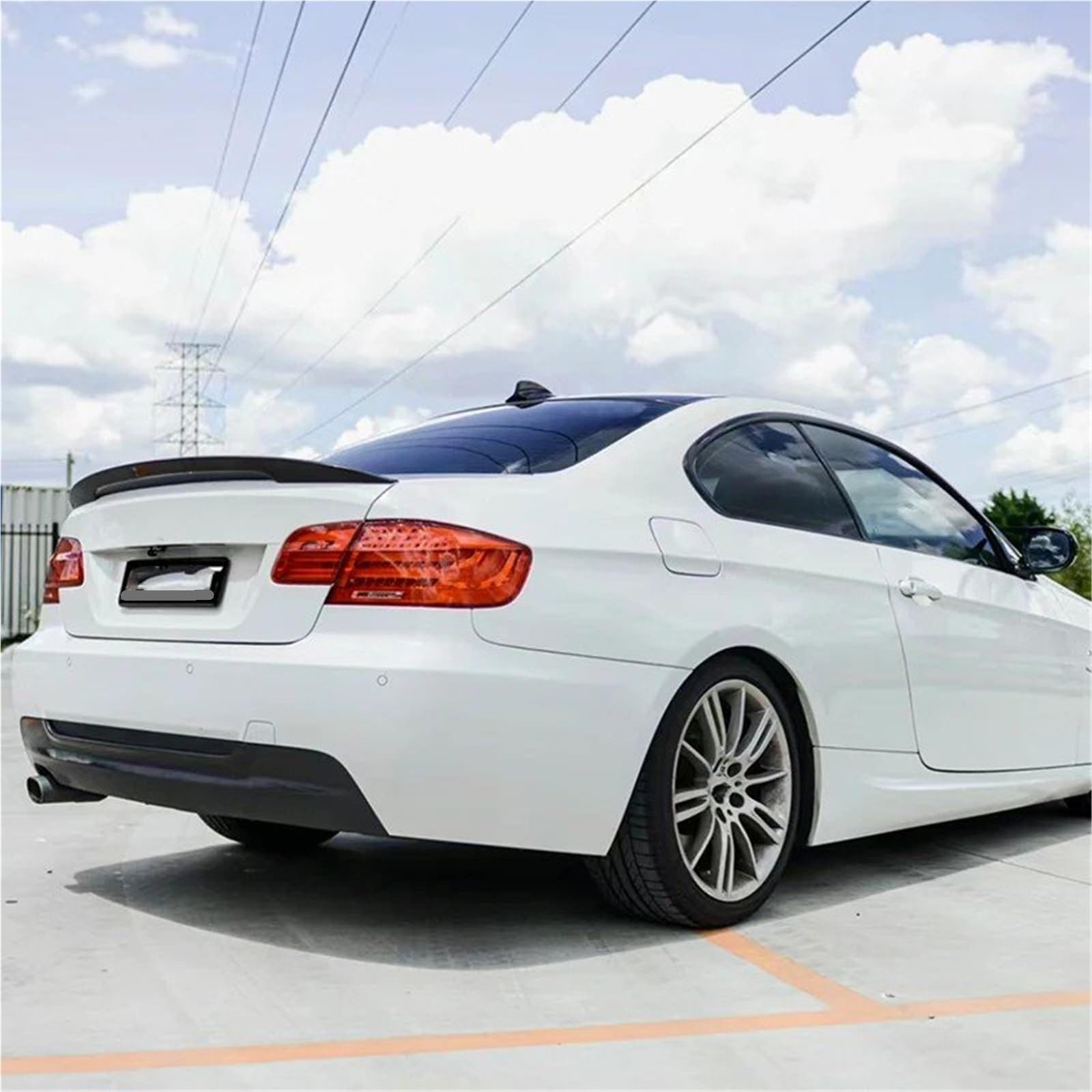 Dla B&MW E92 M3 330i 330d 335i 328i 2006-2013 Skrzydło Na Klapie Lotka Tylny Spoiler Bagażnika Elementy Wykończenia Zewnętrznego Spojler Tylny Trunk Wing