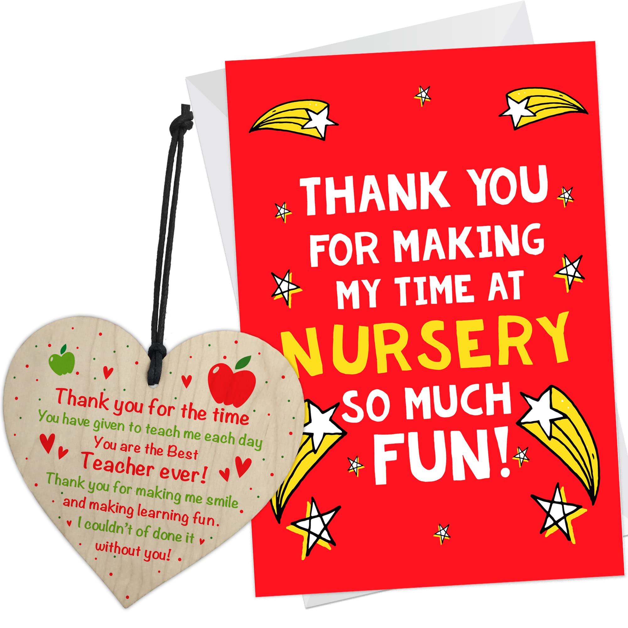 RED OCEAN Thank You Gift And Card For Teacher Leaving Nursery Gift Appreciation Gifts For Teacher Keepsake