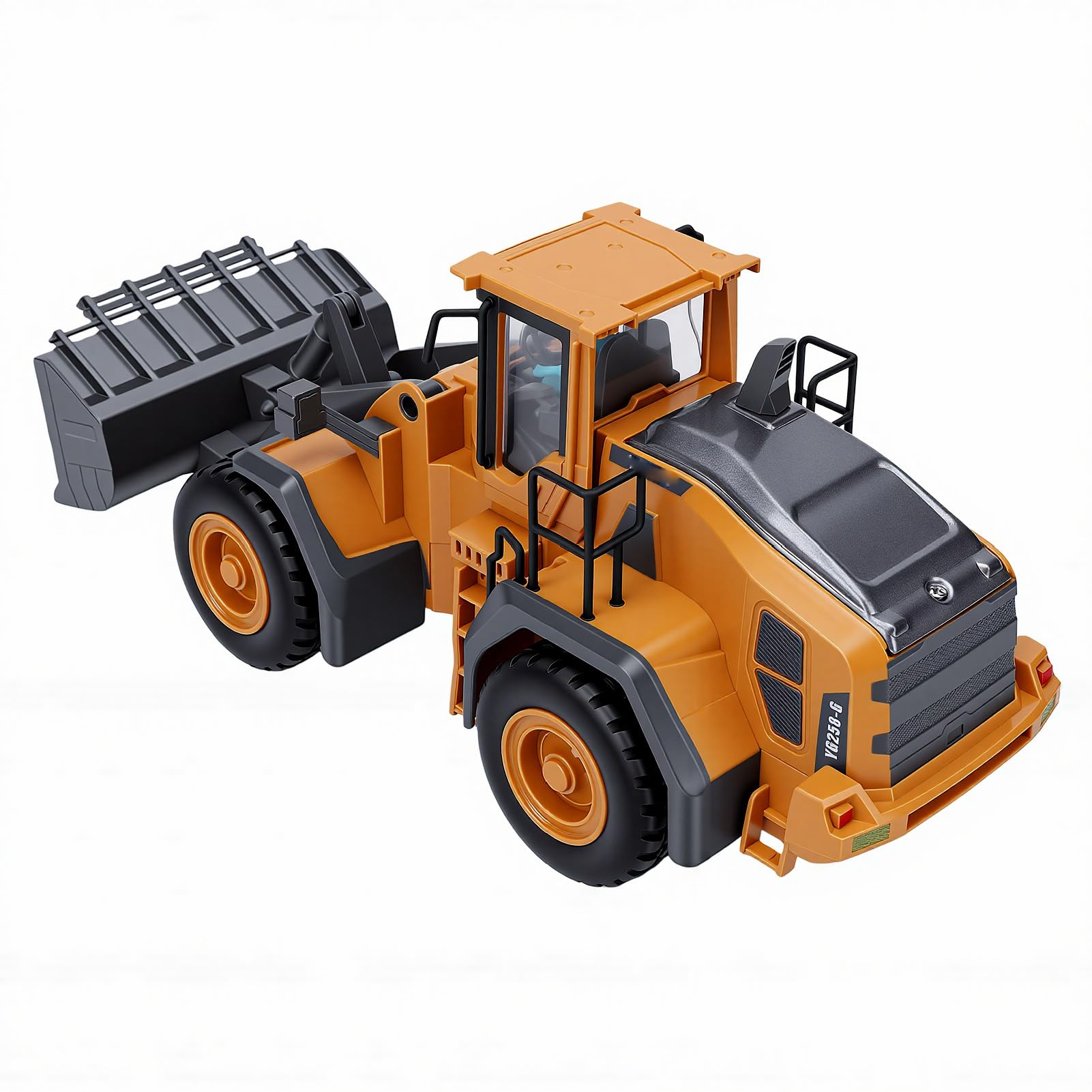 Alomejor Véhicule de Construction RC, Bouteur Télécommandé 2.4GHz avec