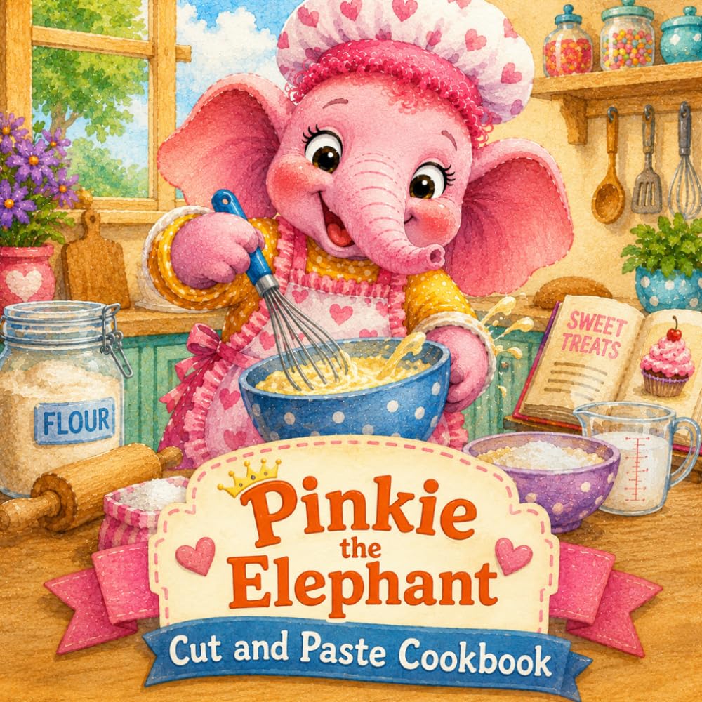 Pinkie the Elephant's Cut and Paste Cookbook