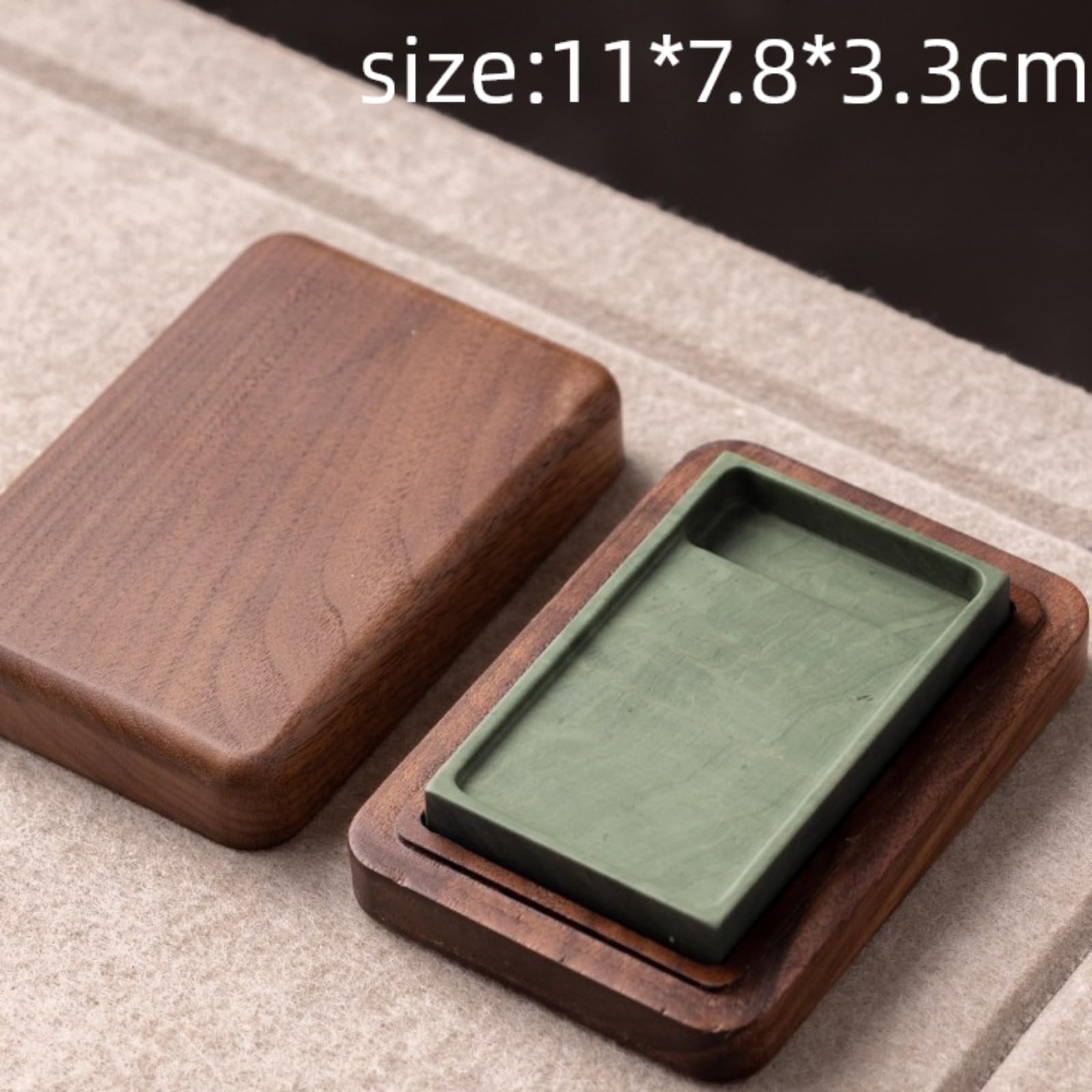 Avec coffret cadeau Inkstone pour débutant, 11 cm, fournitures de calligraphie Inkstone