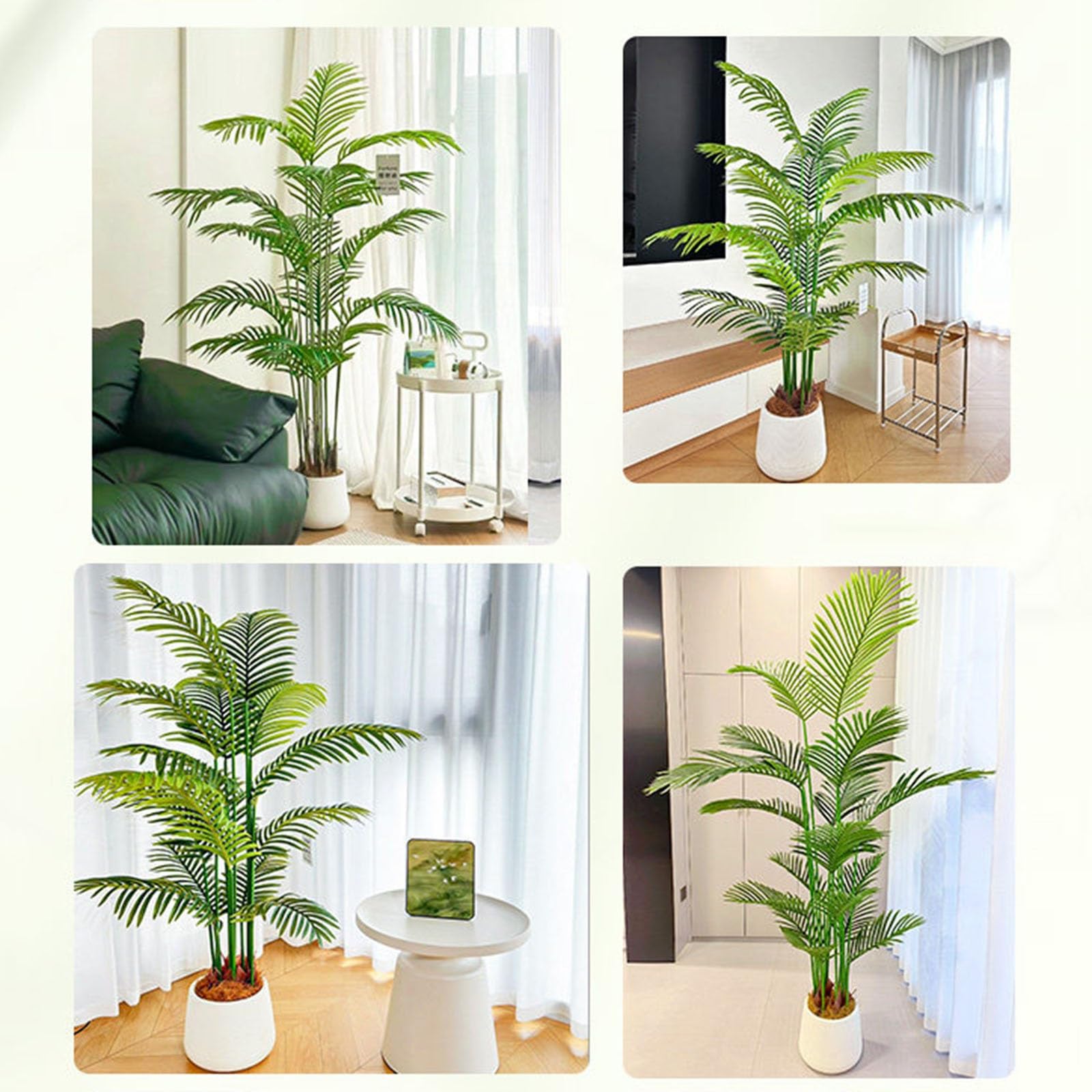 Sztuczna roślina, sztuczne drzewo, dekoracja wnętrz do salonu/sypialni/biura/lobby hotelu – sztuczna roślina doniczkowa (styl 1,150 cm)