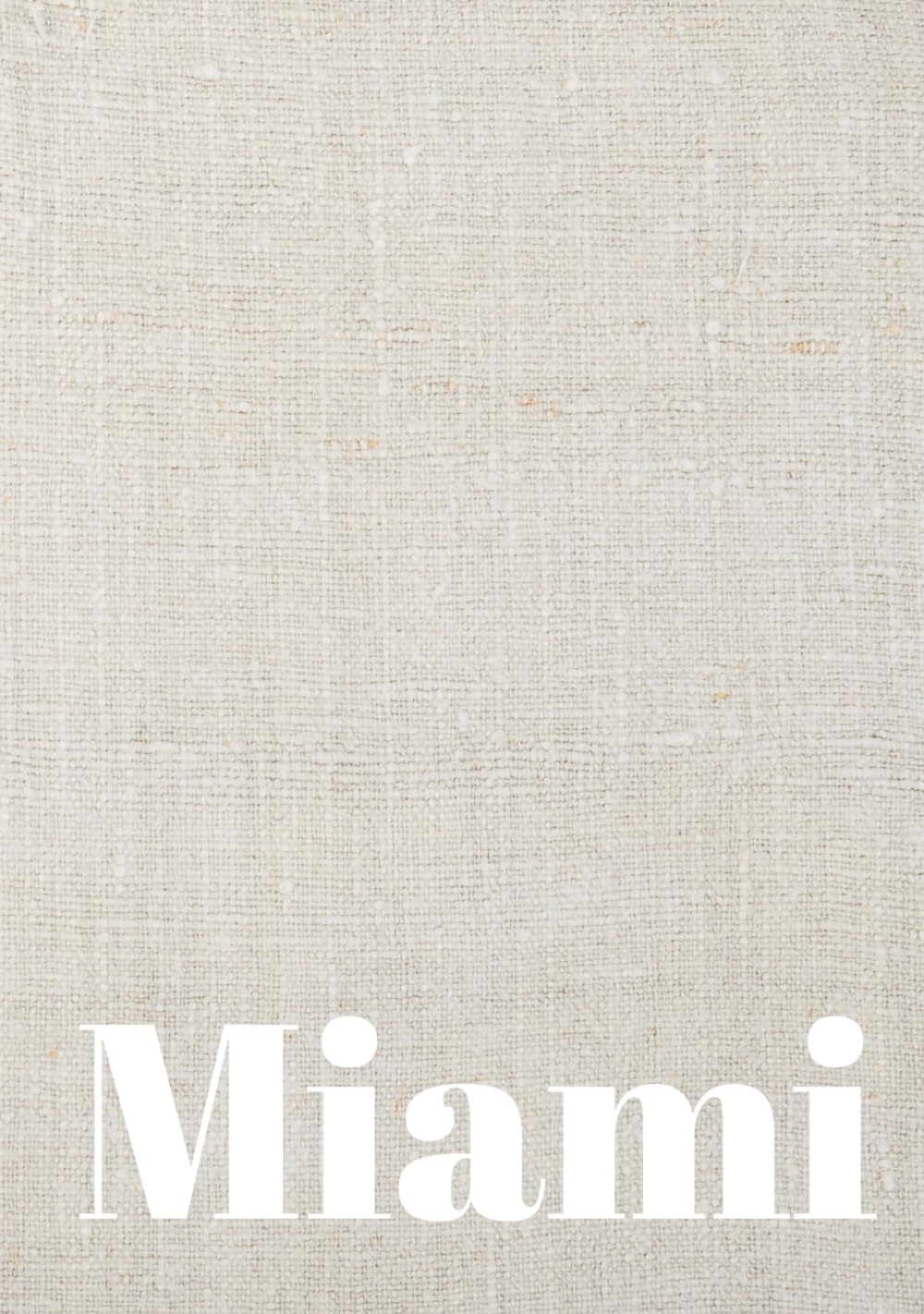 Livre d'or pour location saisonnière Miami album en lin crème rigide