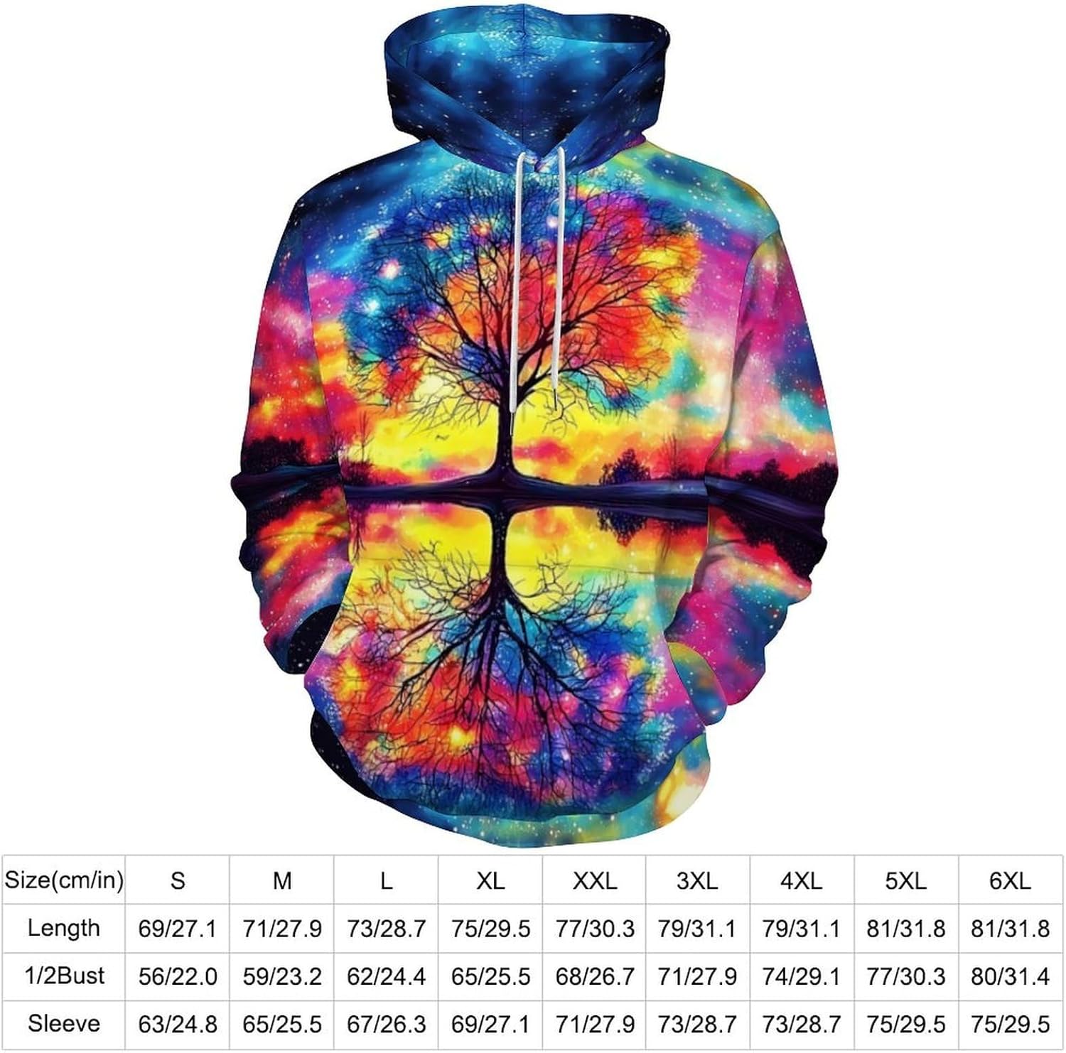 Mens Womens Novelty Hoodies 3D Graphic Printed Long Sleeved Hooded Sweatshirt S-6XL - Image 3