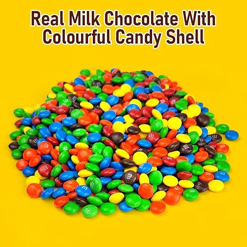 Miniatura 3 de M&Ms - Caramelos de chocolate con leche, paquete variado de dulces de chocolate a granel, caramelos de chocolate con leche a granel, deliciosos