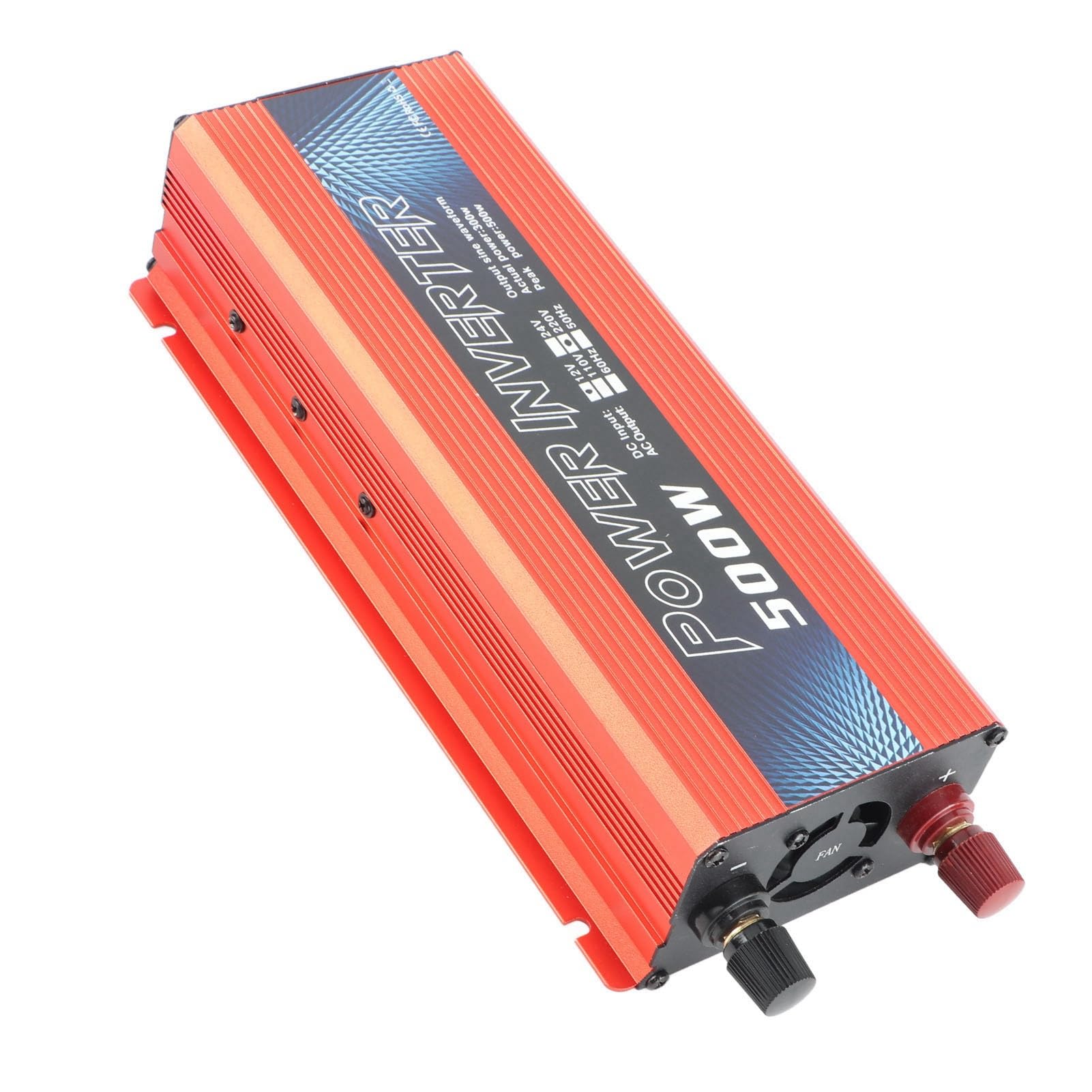 Przetwornica Napięcia Sinusoidalnego 500W w Samochodzie DC 12V na AC 110V z Portem USB i Wentylatorem Chłodzącym do Laptopów na Kempingu i do Użytku Awaryjnego (220V)