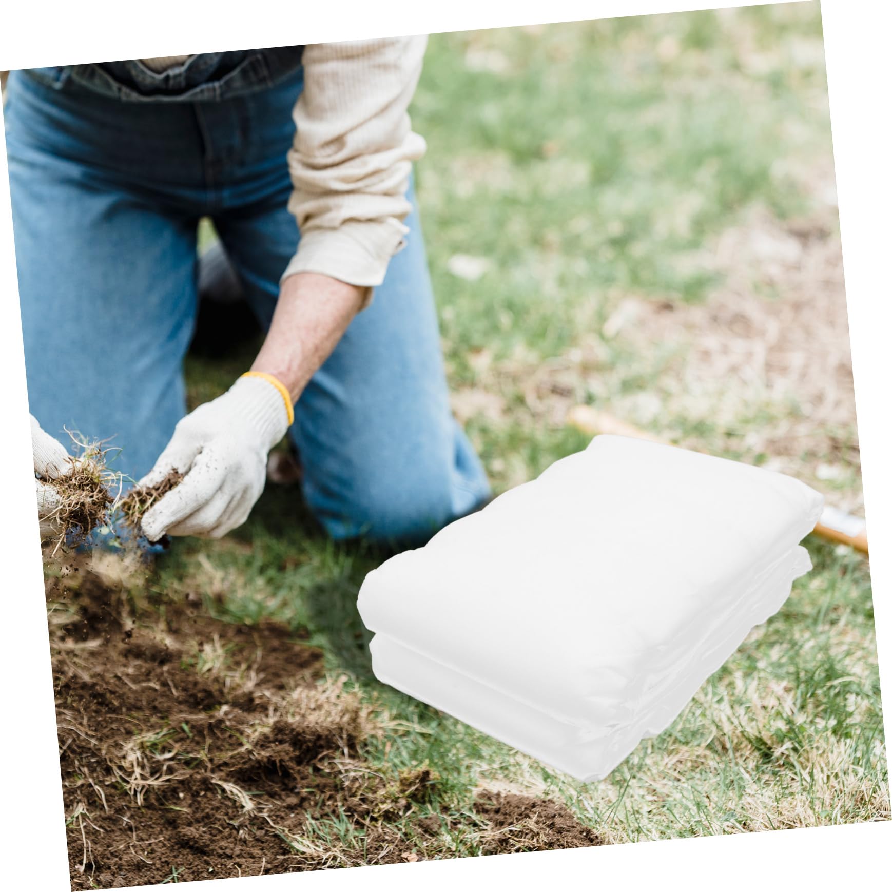 Levemolo Pflanzenschutzsack aus Vliesstoff für Garten und Gartenpflanzen Bedecken Weiß Winterschutz Verlängert die Wachstumszeit