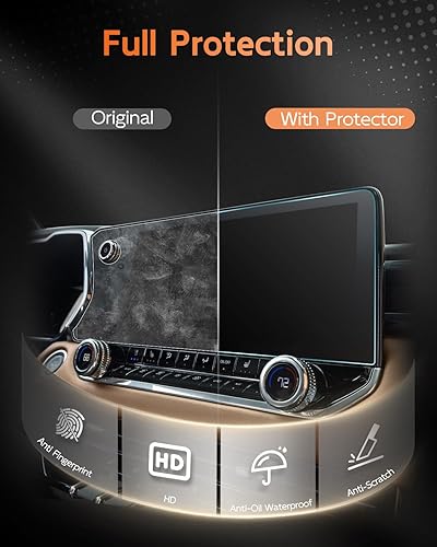 Vista 289 de CDEFG Cristal templado para Chevrolet Silverado/GMC Sierra 2025, pantalla táctil de 13.4 pulgadas, accesorios para Chevy Silverado/Sierra 1500