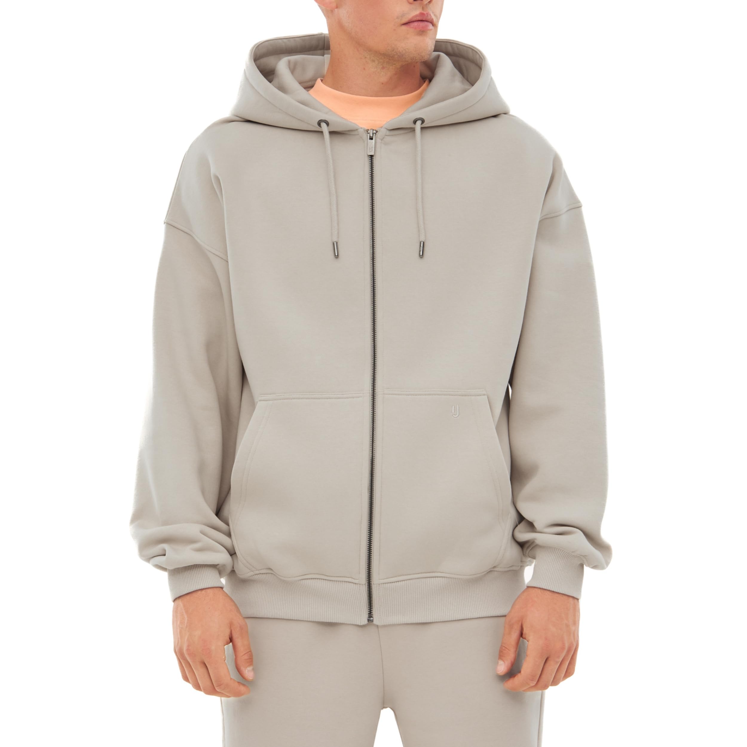 Johnny Urban Sweatjacke Damen & Herren - Caleb - Oversized Kapuzenjacke mit Reißverschluss - Unisex Zip Hoodie - Weiche Innenseite - Sweatshirt Jacke Mit Kapuze