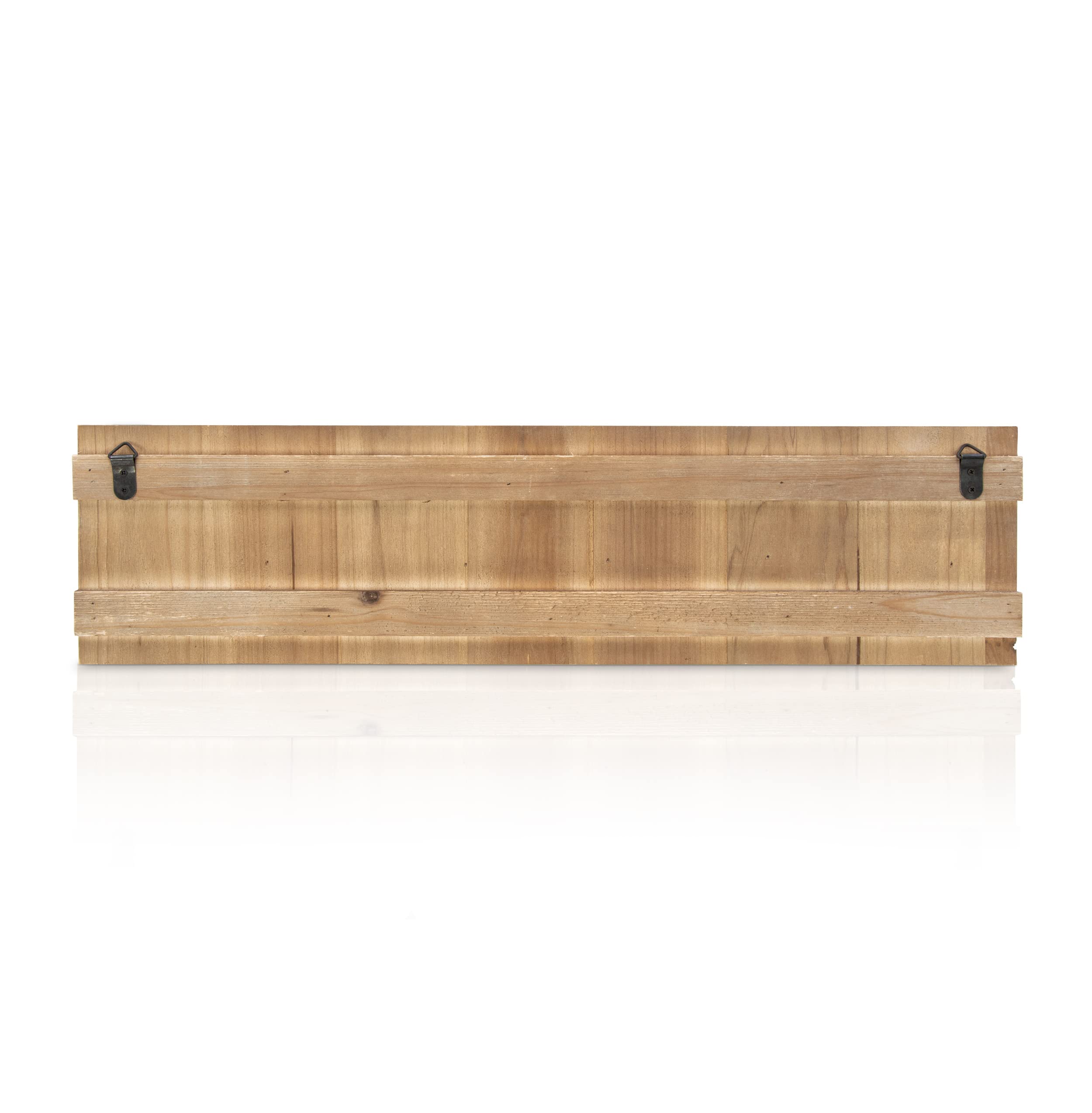 Appendiabiti Da Parete Con Mensola In Legno Vintage: Scritto 'Chill Lounge Für Krimskrams'