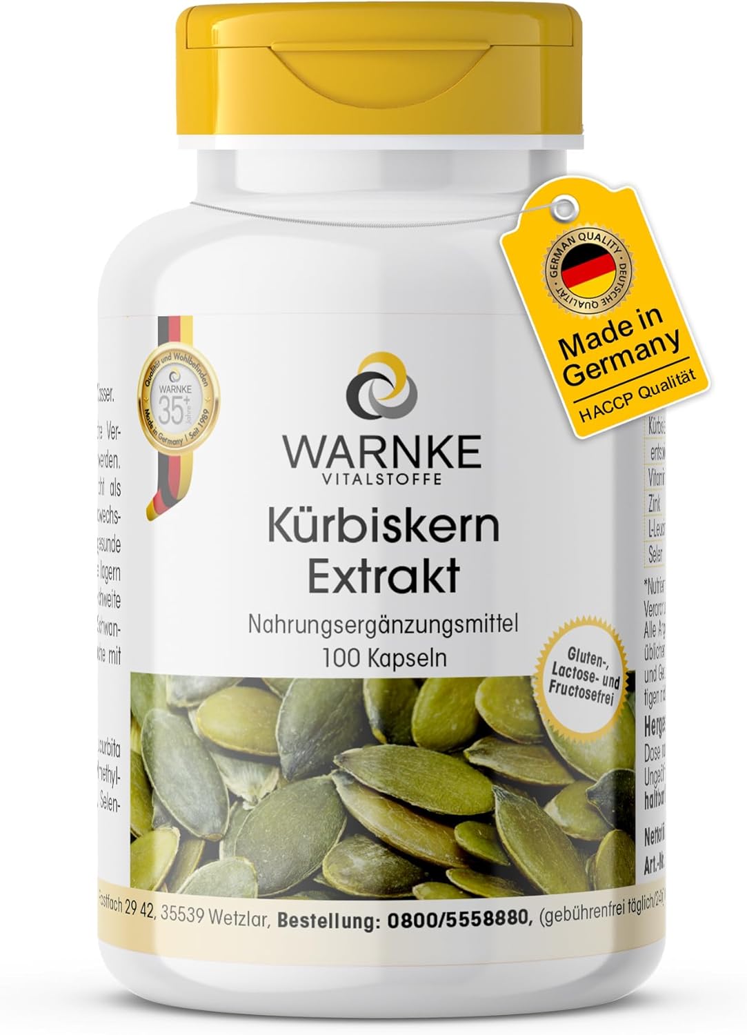 Kürbiskern-Extrakt 500 mg