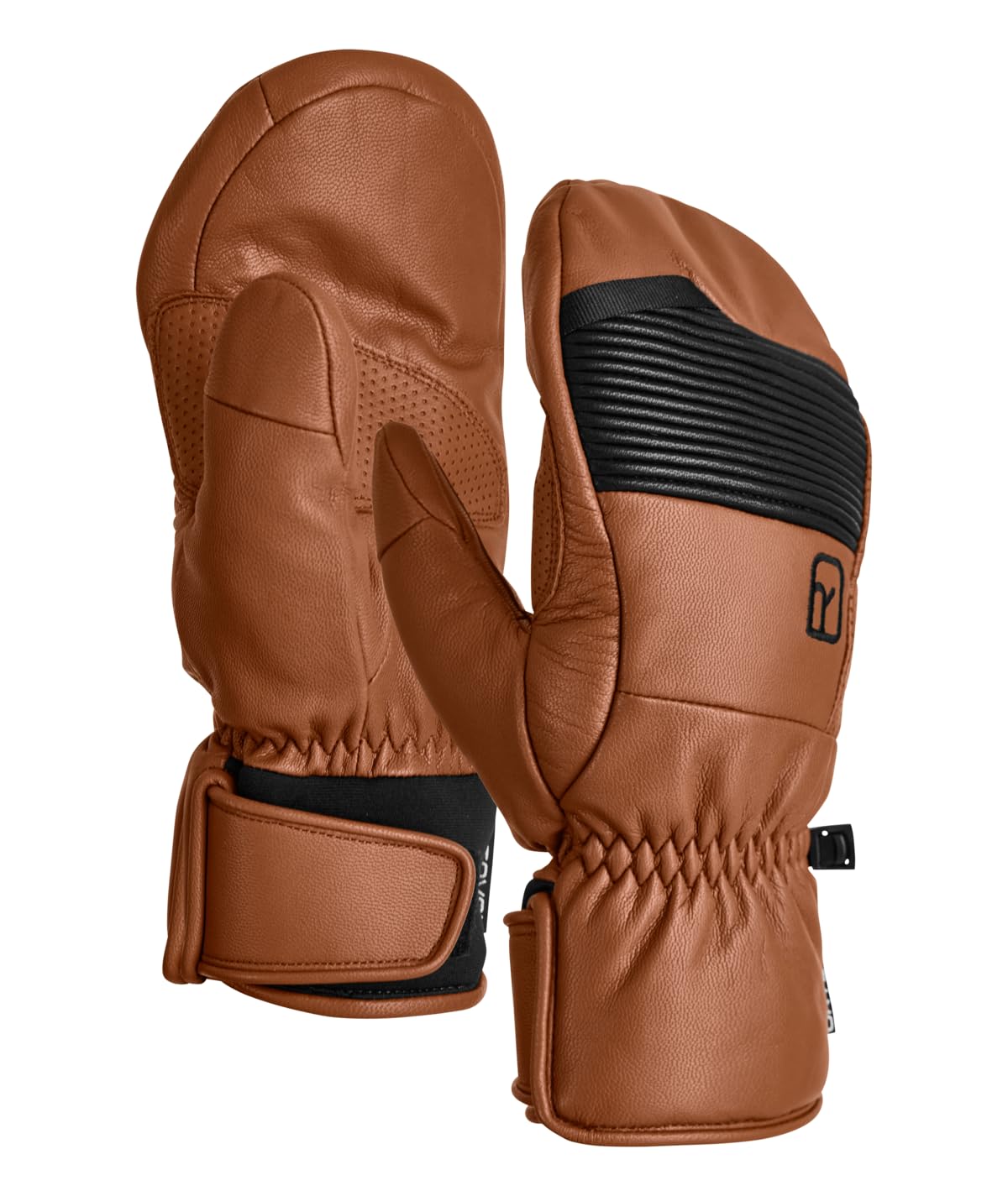 Ortovox Full Leather Mitten Bristle Brown – Size L