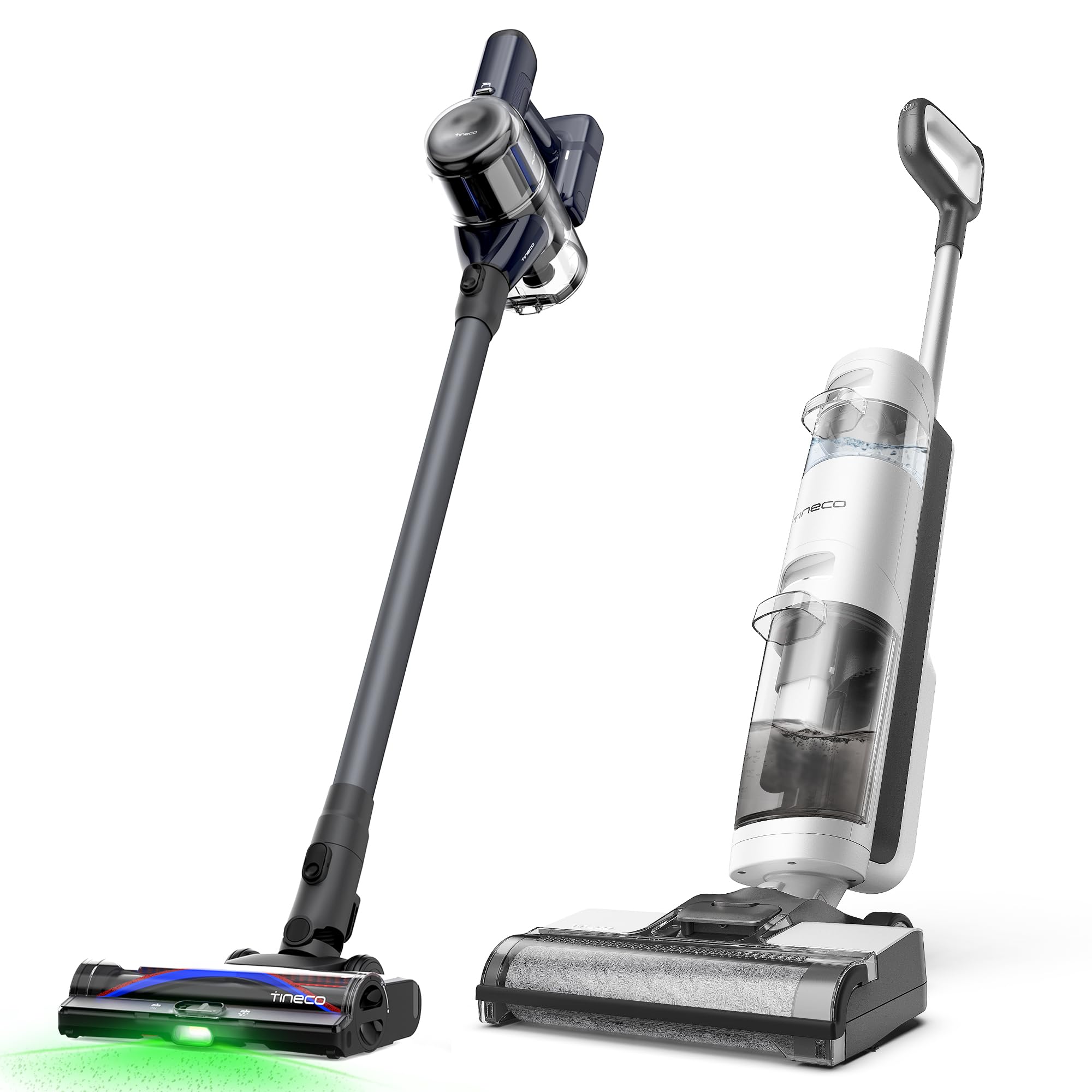 Tineco iFLOOR 3 Breeze Complete Wet Dry Vacuum Mop Pure One S50 Pro Cordless Stick Vacuum Cleaner with