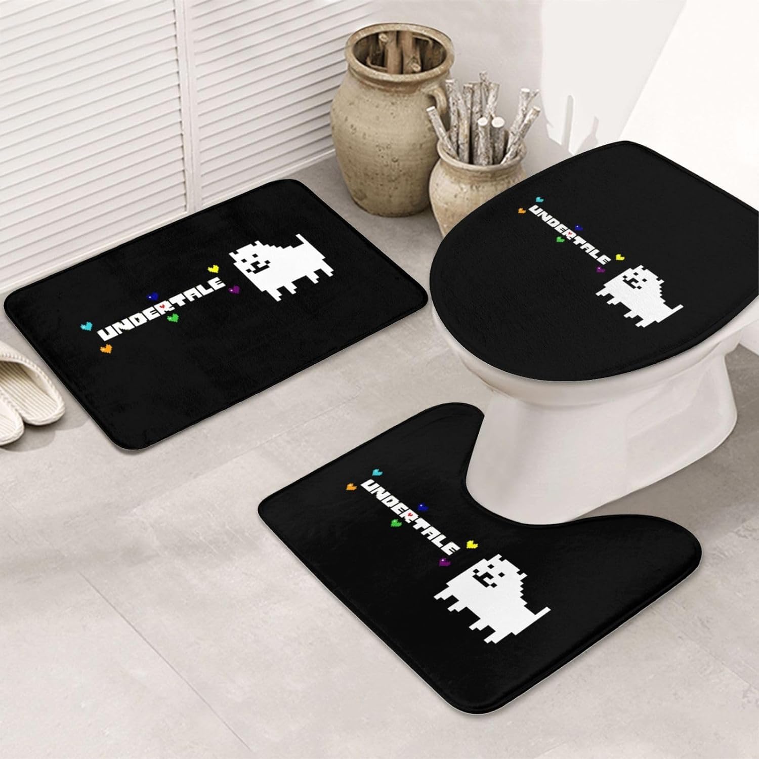 Amazon | トイレマット バスルームマット アンダーテール Undertale