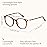 Gaoye 2 Pack Blue Light Blocking Glasses, Retro Round Eyewear Frame Anti Eyestrain Computer Glasses for Women Men - GY1688 (Tea Leopard+Transparent)