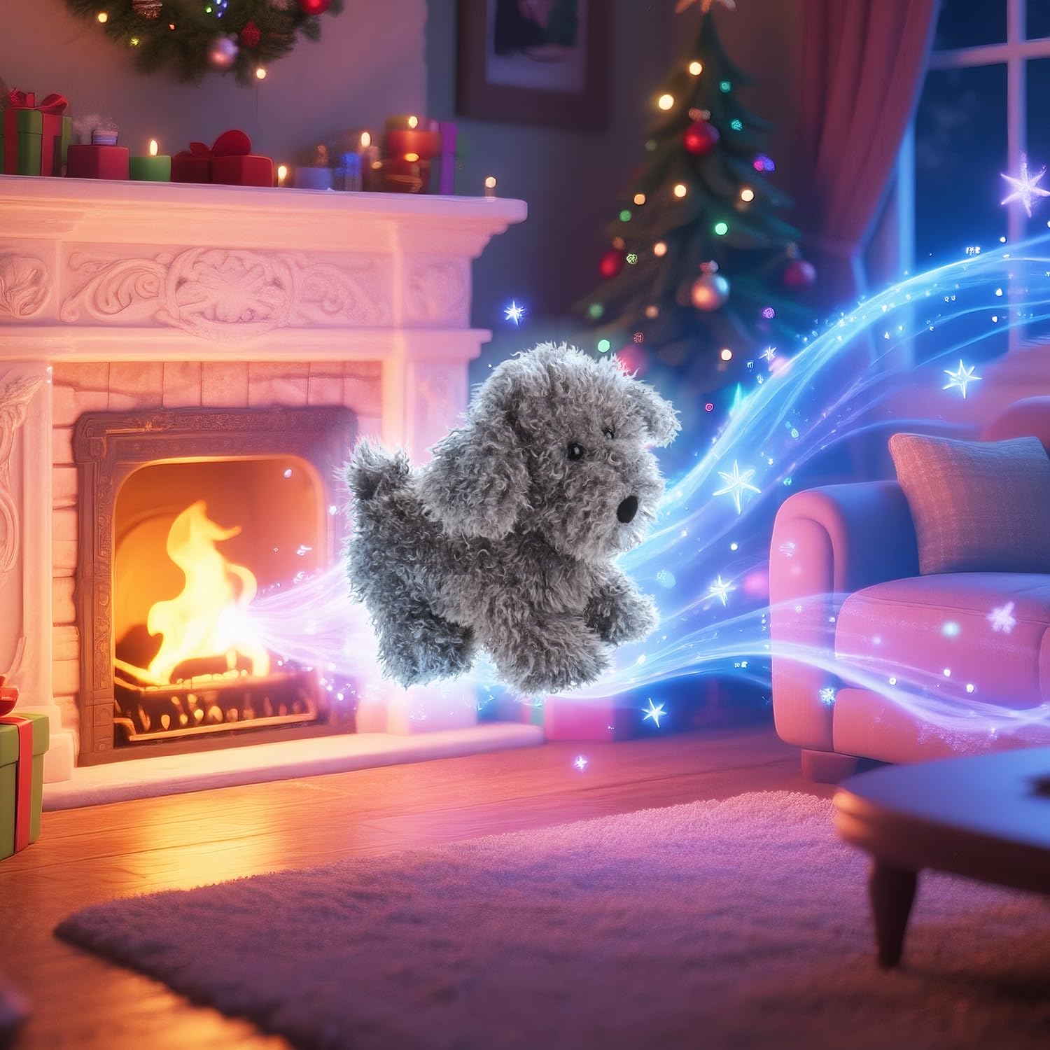 Amazon.com: Apricot Lamb Toys Plush Dark Grey Poodle Dog Puppy