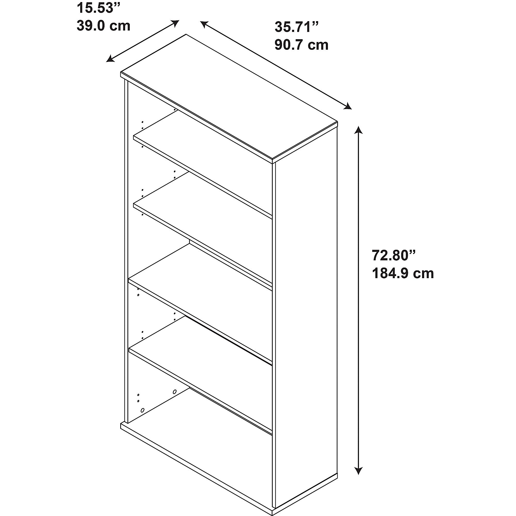Amazon.com: Bush Business Furniture Series C 36W Tall 5 Shelf