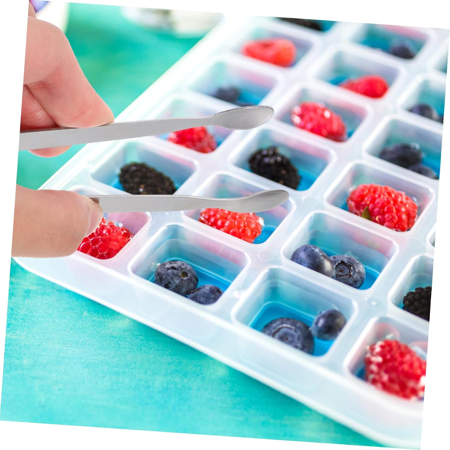 GARVALON Small Ice Tongs Stainless Steel Sugar Cube Holder Mini Tongs Set for Tea Parties Coffee and Home