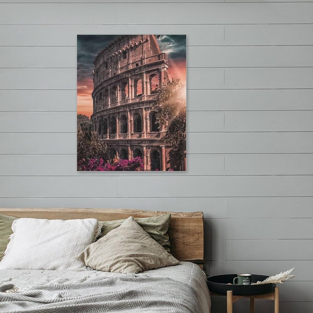 ヨーロッパの美景絵画３点セット Amazon｜現代の油絵ポスターヨーロッパのパリの町の風景Hd