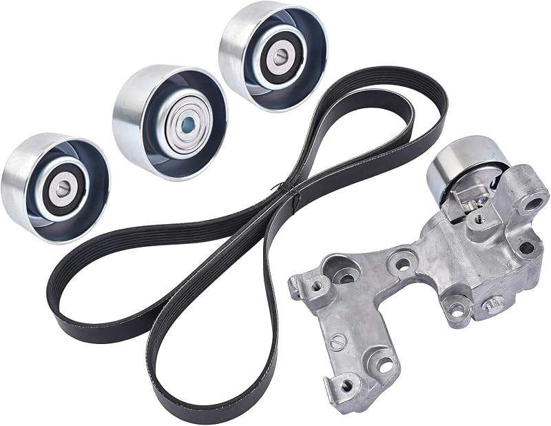 Kit Tensor e Polias da Correia Serpentina CNPAPC para Toyota Tacoma, 4Runner, FJ Cruiser e Tundra V6 4.0L – Conjunto