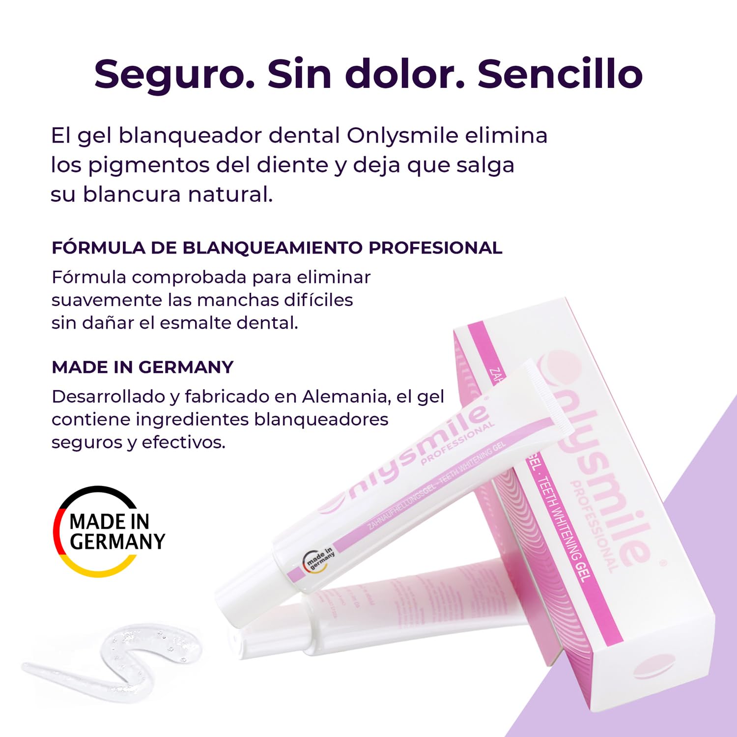 OnlySmile Kit Blanqueador Dental Profesional – Producto Favorito 2024-2025 – Blanqueamiento Dental en Casa con Gel y Luz LED – Dientes Blancos 9 Tonalidades en 5 Días – Teeth Whitening Kit, Vegan