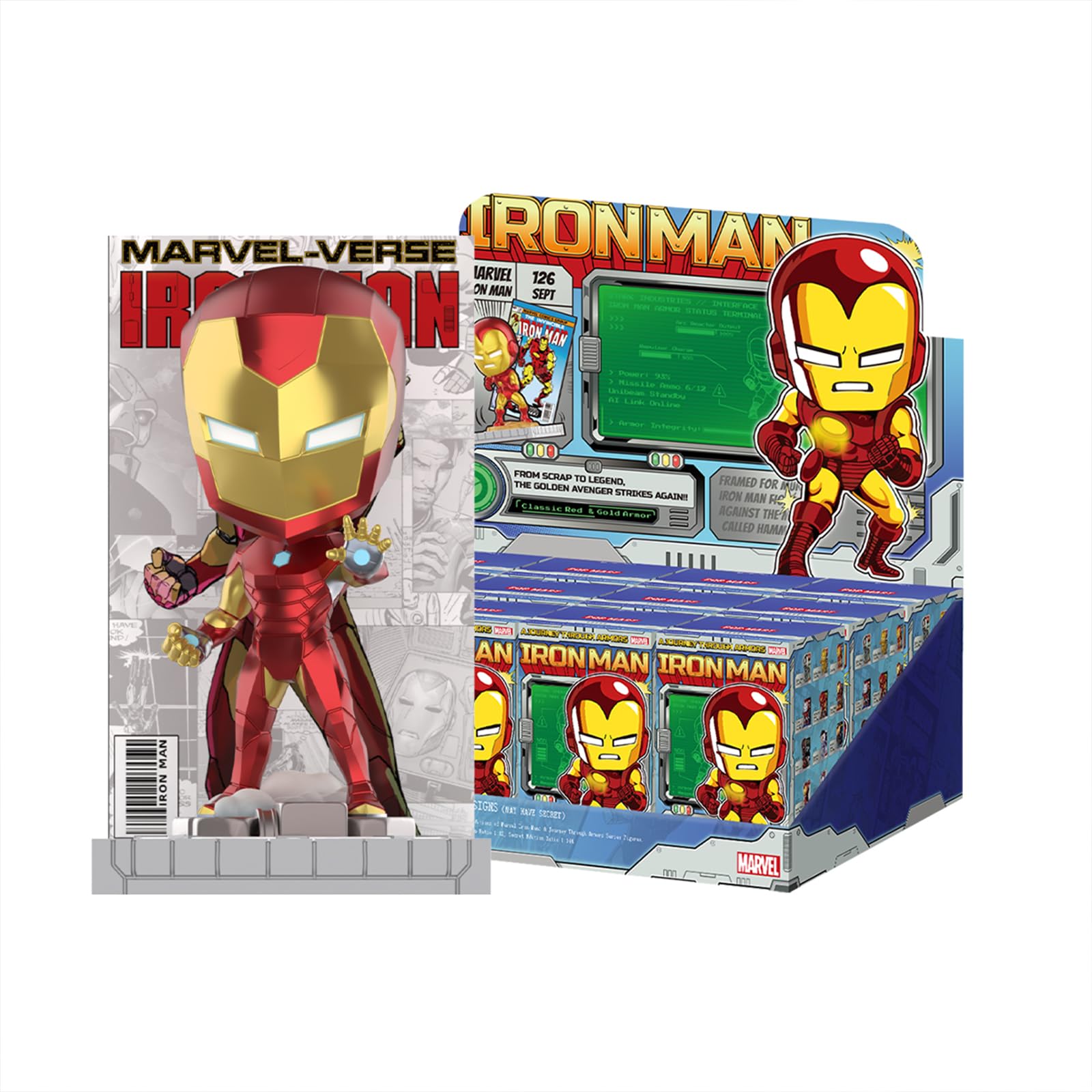 Amazon | 【POP MART 公式ストア】Marvel Iron Man: A Journey Through