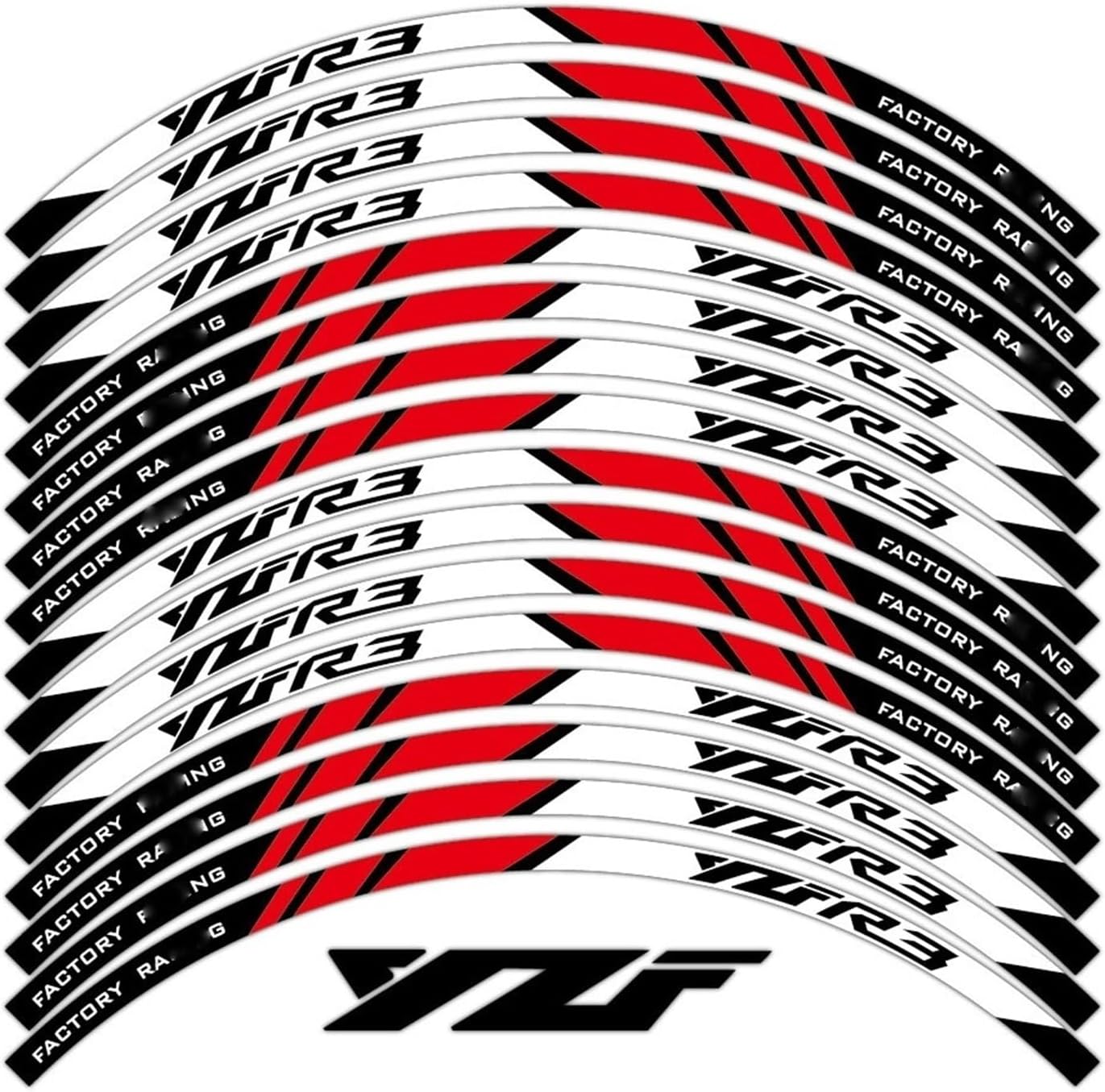for for YZF for R3 for YZFR3 for YZF-R3 Motorcycle Decal Decorative Stripe(3)