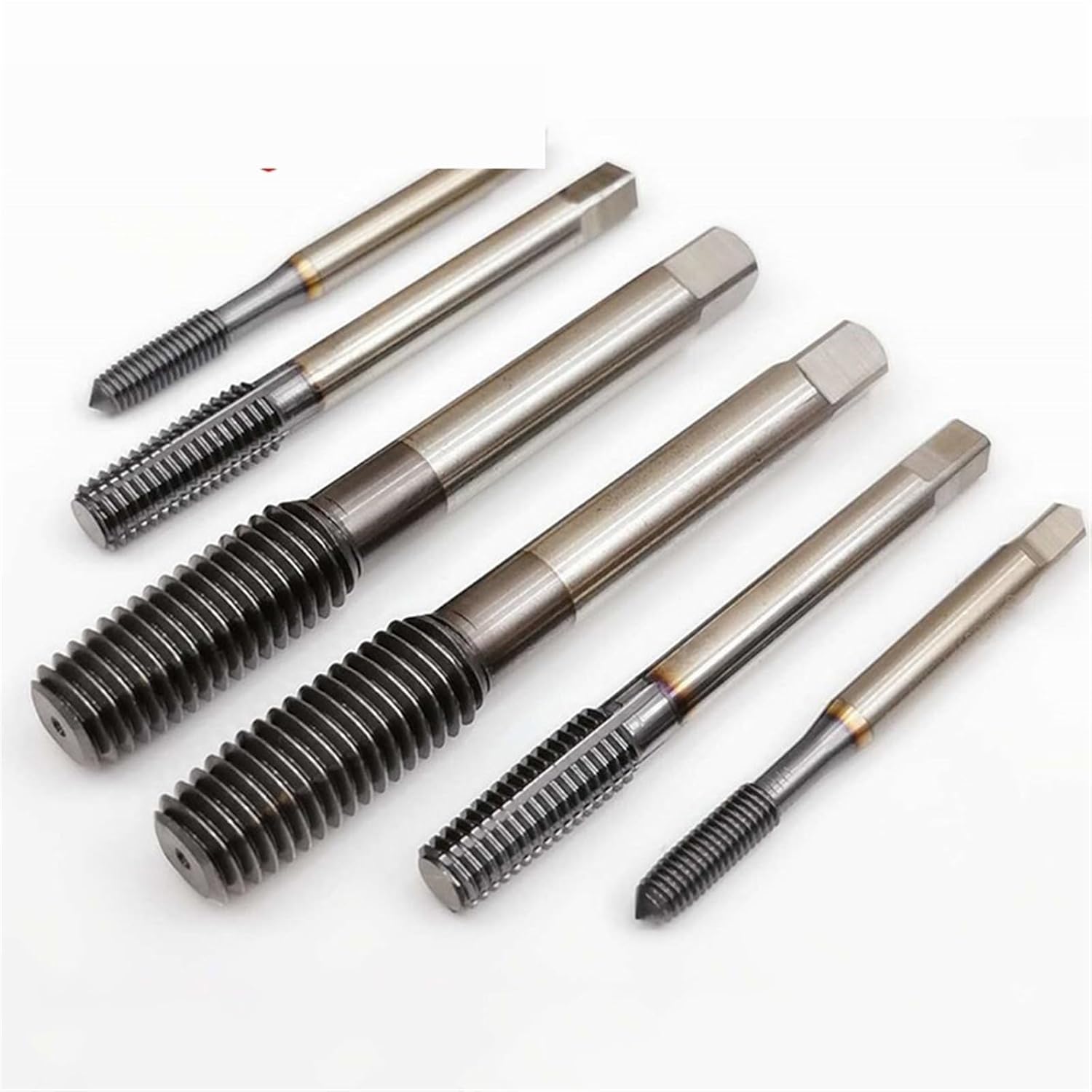 Cobalt Screw Thread Tap Drill Bits Forming Flute Metric M1-M12 TICN Coated Machine Tools for Stainless Steel 1Pcs(1PC,M5x0.8)