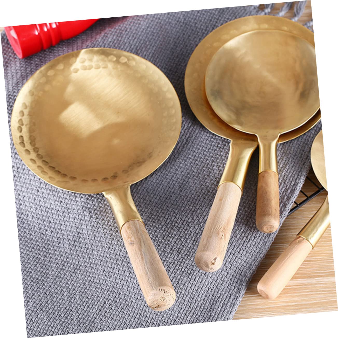 3piezas Cucharón Multiusos De Tofu De Inoxidable Utensilio Práctico Para Cocinas y Jardines Para Servir Sopa y Arroz Diseño Creativo y Funcional