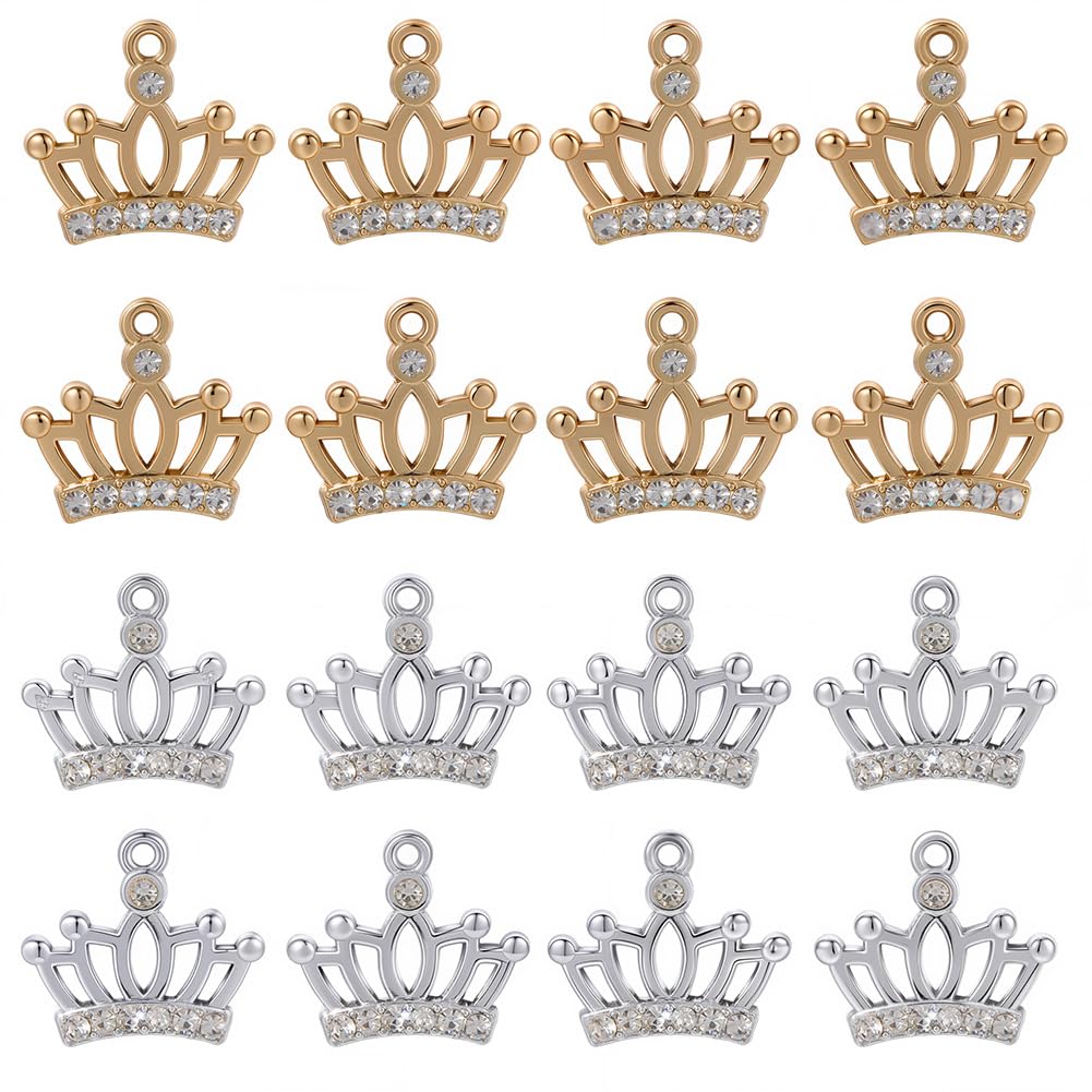Breloques couronnes pour remplacer vos pendentifs usés et créer des bijoux
