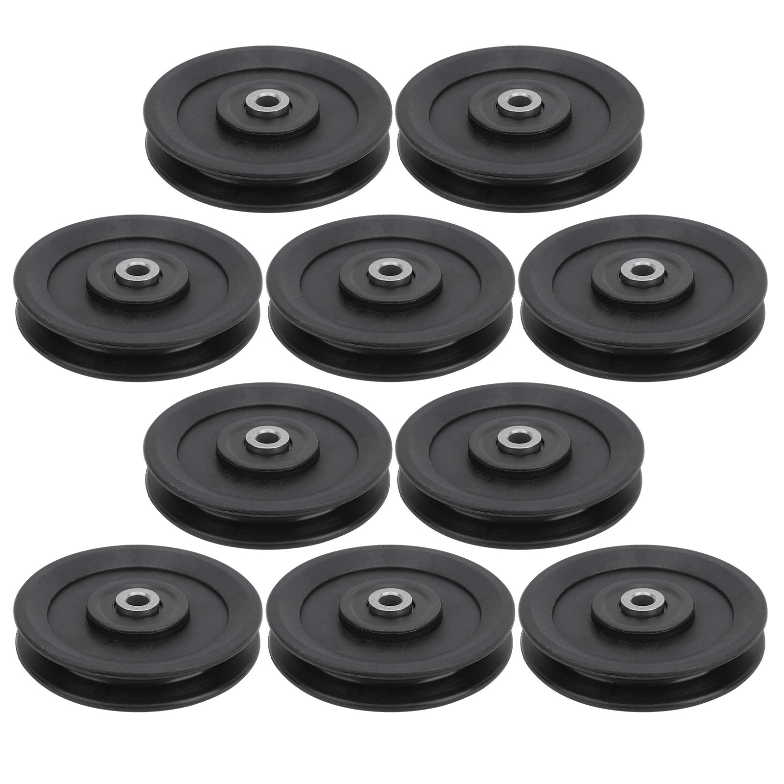 Poleas de Rodamientos de Nailon para Fitness, Accesorios Gimnasio en Casa para Entrenamiento Fuerza, 10 Uds., 115mm