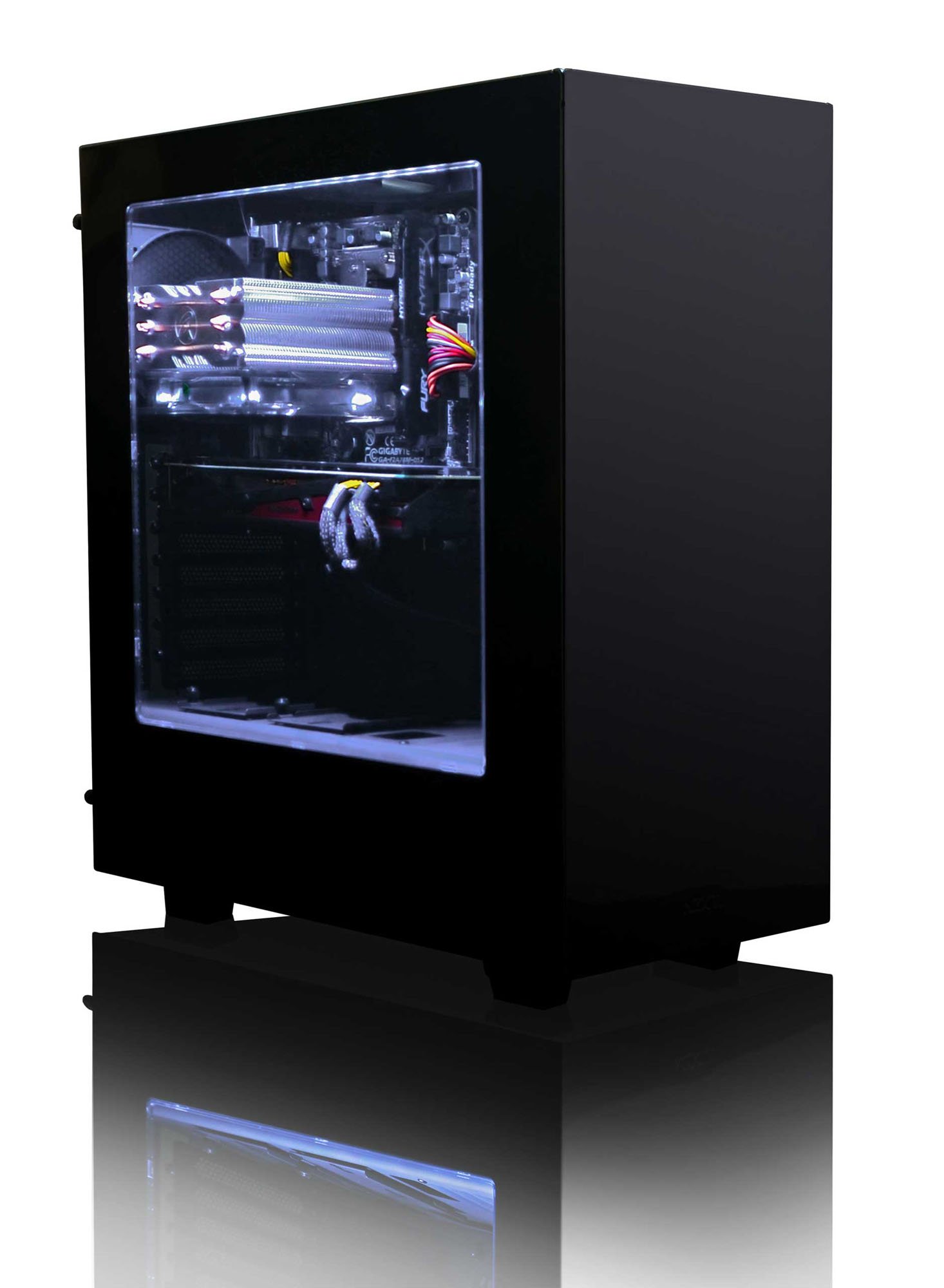 VIBOX Pegasus 9 PC Gaming Computer con Voucher di Gioco, Win 10 Pro, 22" HD Monitor (4,0GHz Intel i5 6-Core Processore, Nvidia GeForce RTX 2070 Scheda Grafica, 32GB DDR4 RAM, 240GB SSD, 3TB HDD)