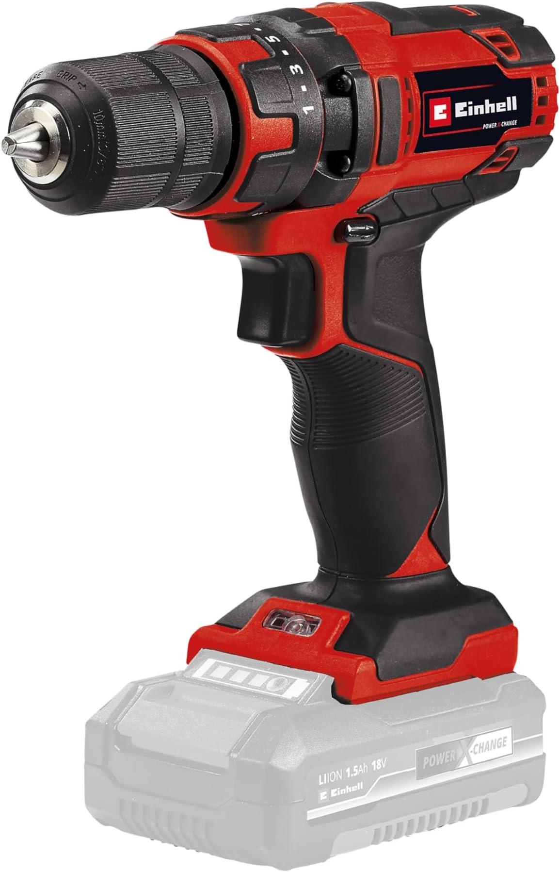 Einhell Power X-Change 35Nm Cordless Drill - 18V, 2-in-1 Combi Drill And Screwdriver With LED Light - TC-CD 18/35 Li Solo Battery Drill With Case (Battery Not Included)