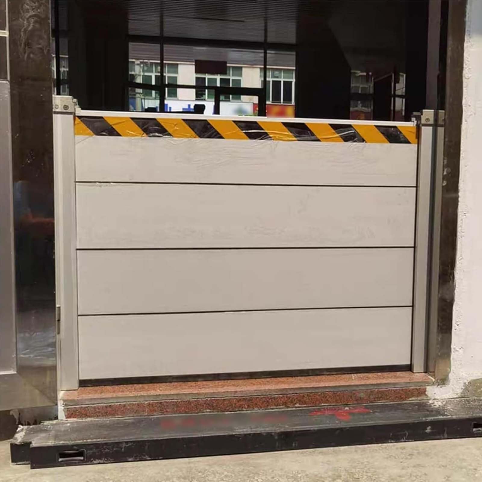 Barrière de protection contre les inondations barrage temporaire rue