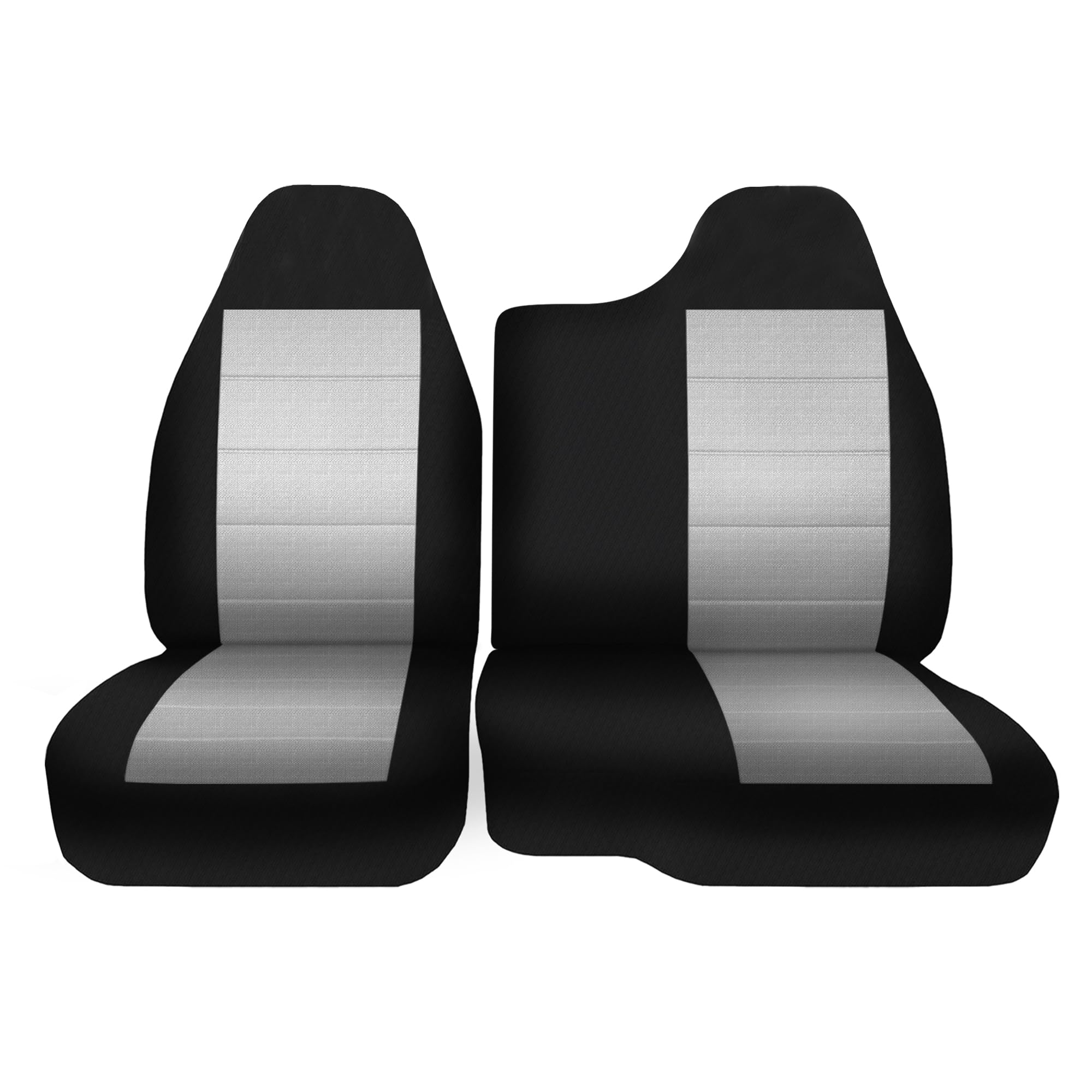 Heavy-Duty Seat Covers Fit for Ford Ranger 1998 1999 2000 2001 2002 2003-60/40 Split Bench Highback Waterproof Oxford Cloth Protectors Anti-Slip Installation Kit for Trucks & Pickups-Gray