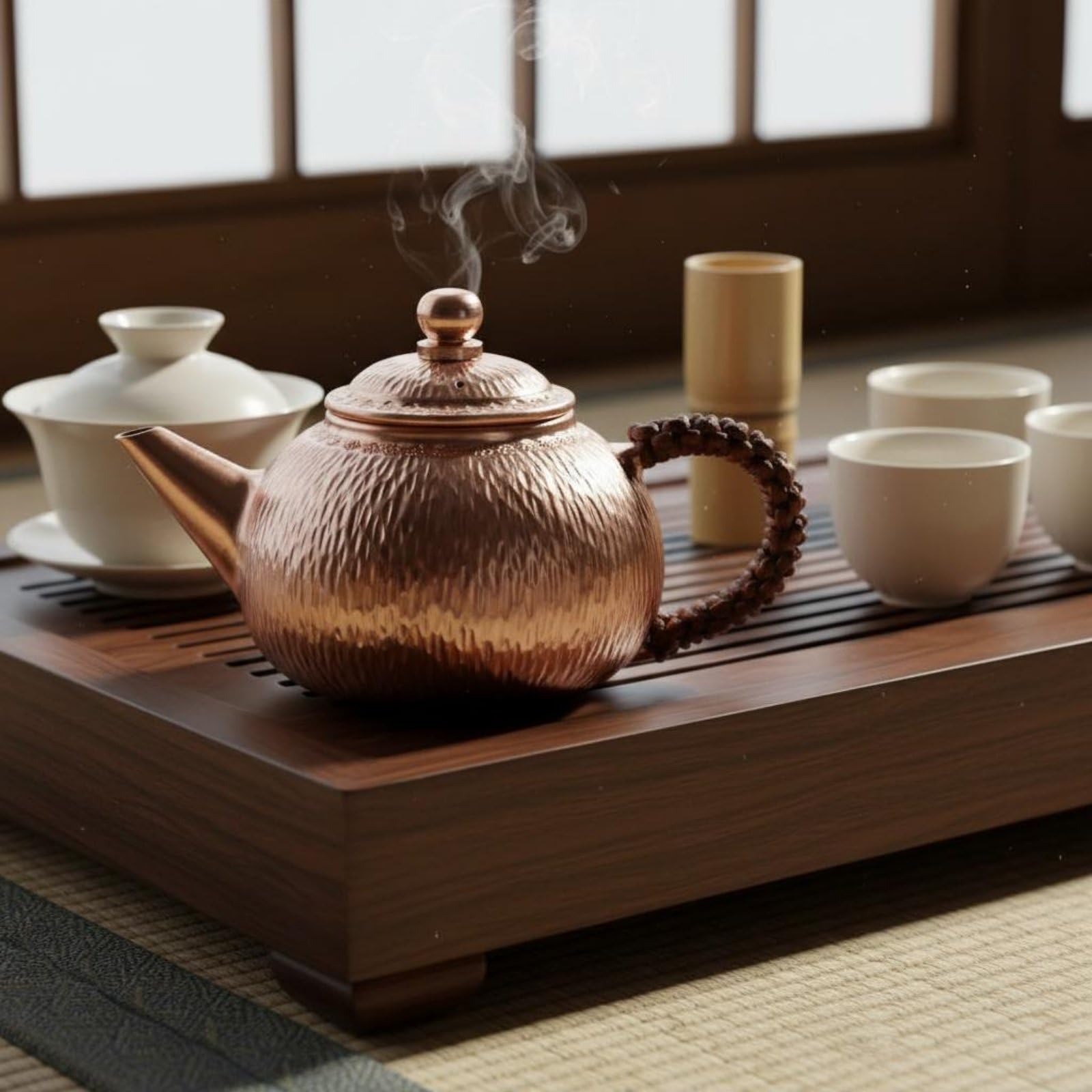 Amazon | FytStycale 200 Ml 小型銅茶葉加工壺 柔らかなやかな口当たり 