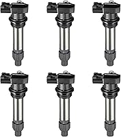 BDFHYK UF569 Ignition Coil Pack Set of 6 for Buick Enclave LaCrosse, Cadillac CTS ATS SRX, Chevy Impala Equinox, GMC Acadia - Replaces C1555 GN10494