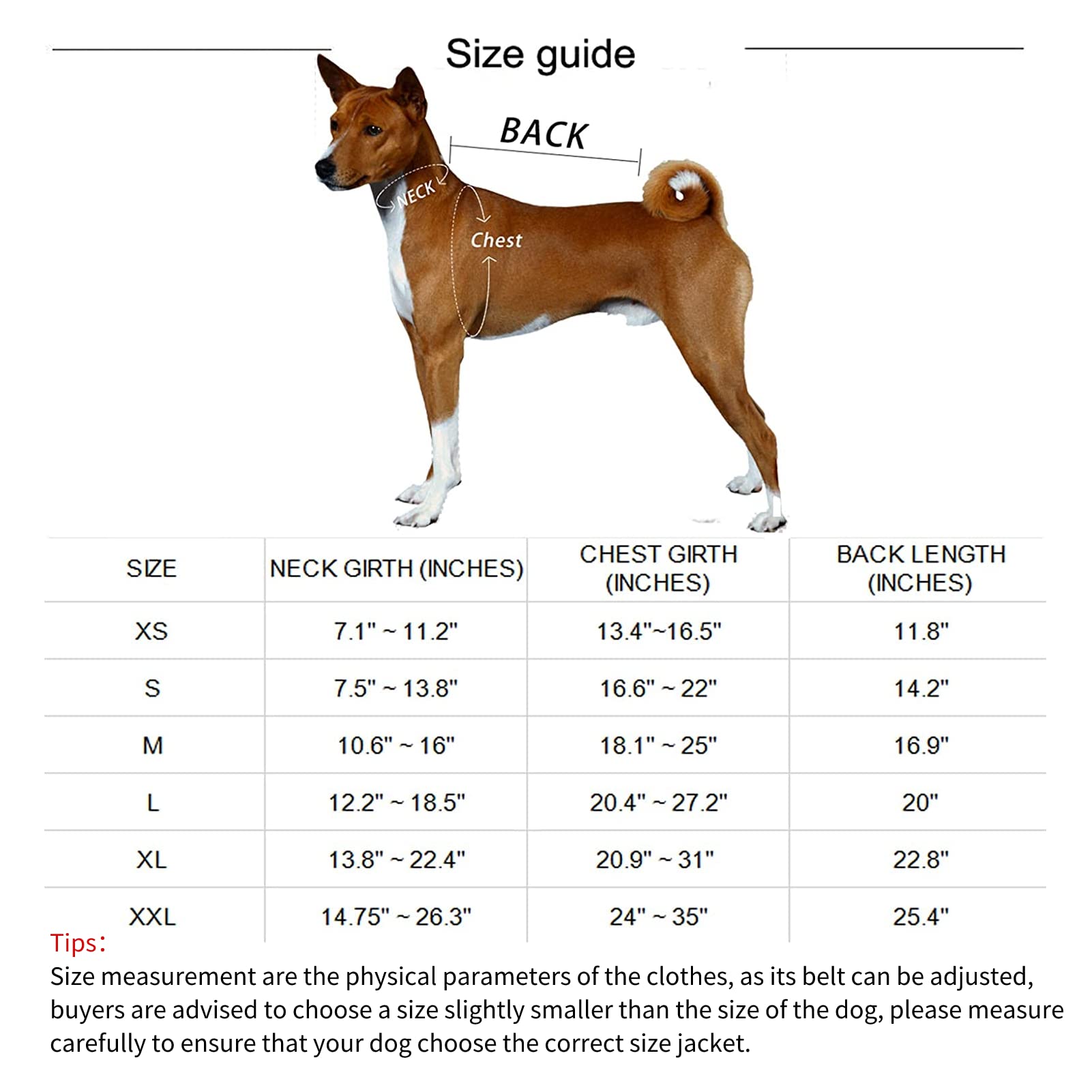 Hunde-Winterjacke, warm, winddicht, Hundepullover für kleine Hunde, dicker Fleece-Mantel für mittelgroße und große Hunde (Größe S)