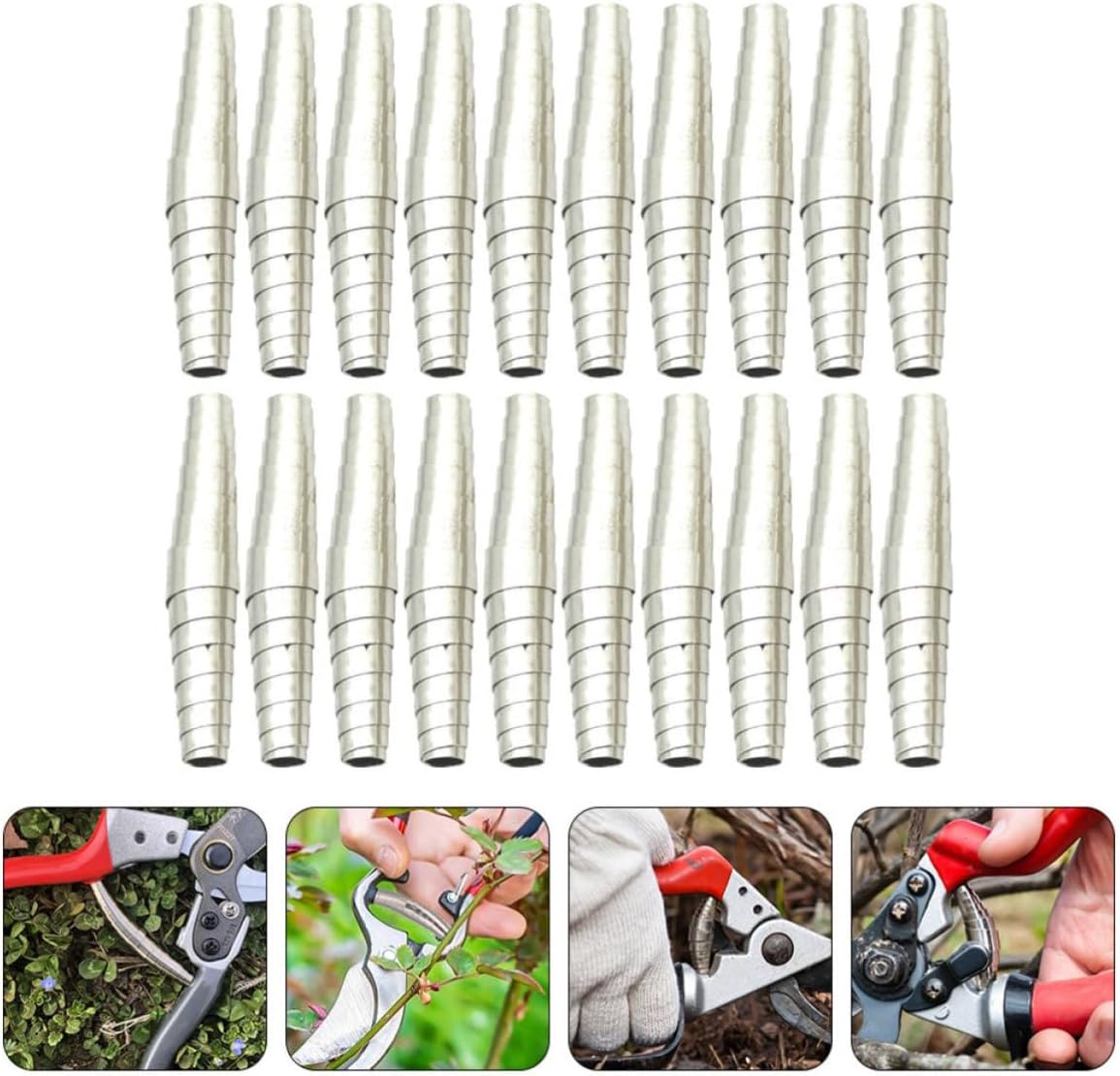 Toyvian 20pcs Tree Pruner Replacement Stainless Steel Spring