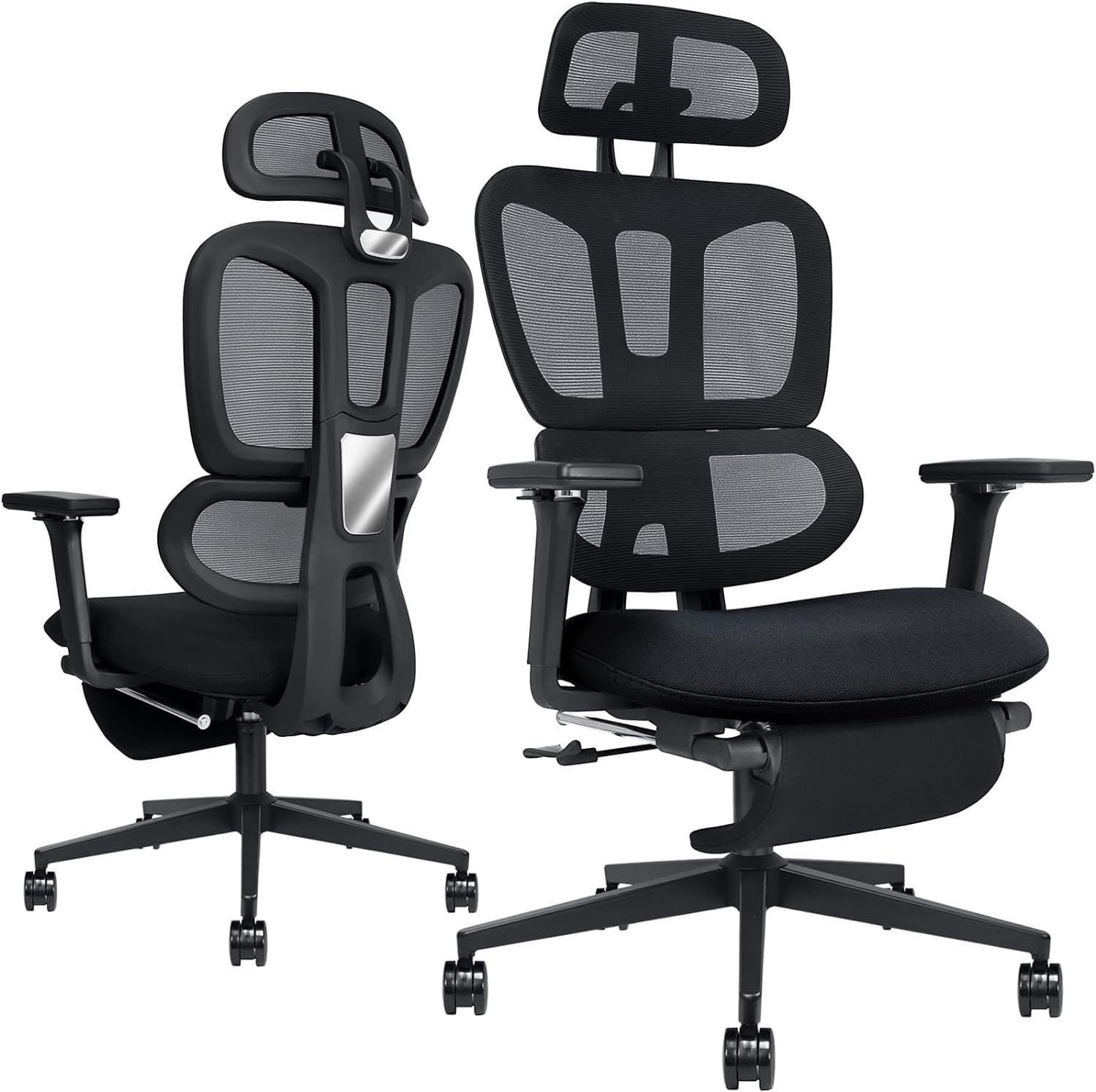 Ergonomic Office Chair with Footrest