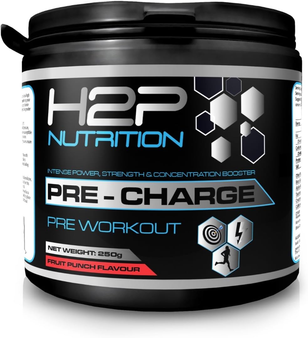 Pre Charge Pre Workout By H2P Nutrition - Fruit Punch Flavour
