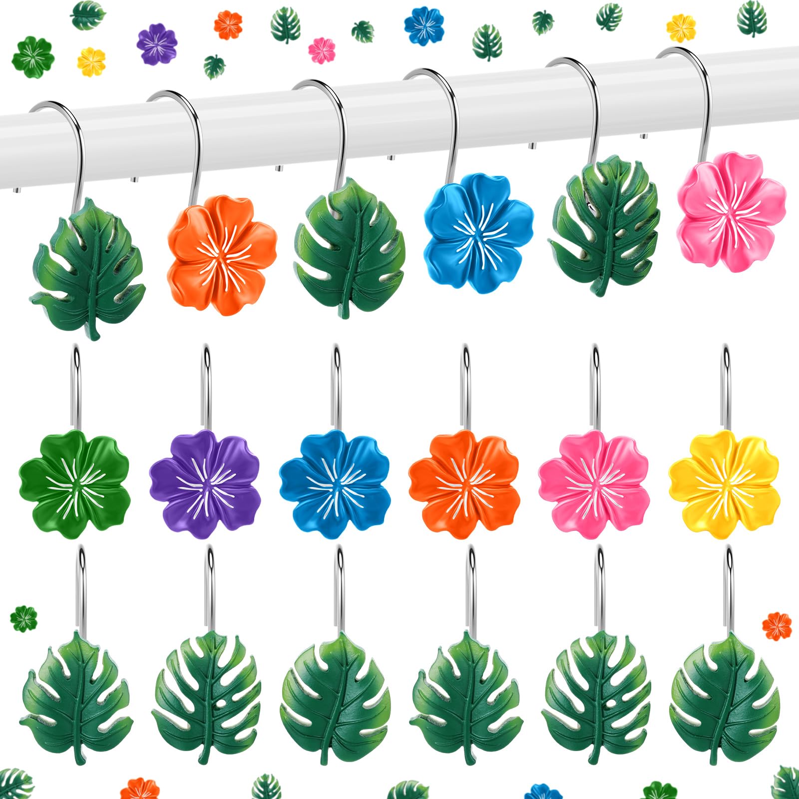 Halloween Shower Hooks - Ghosts & Pumpkins -18 Halloween Shower Hooks - Ghosts & Pumpkins -18