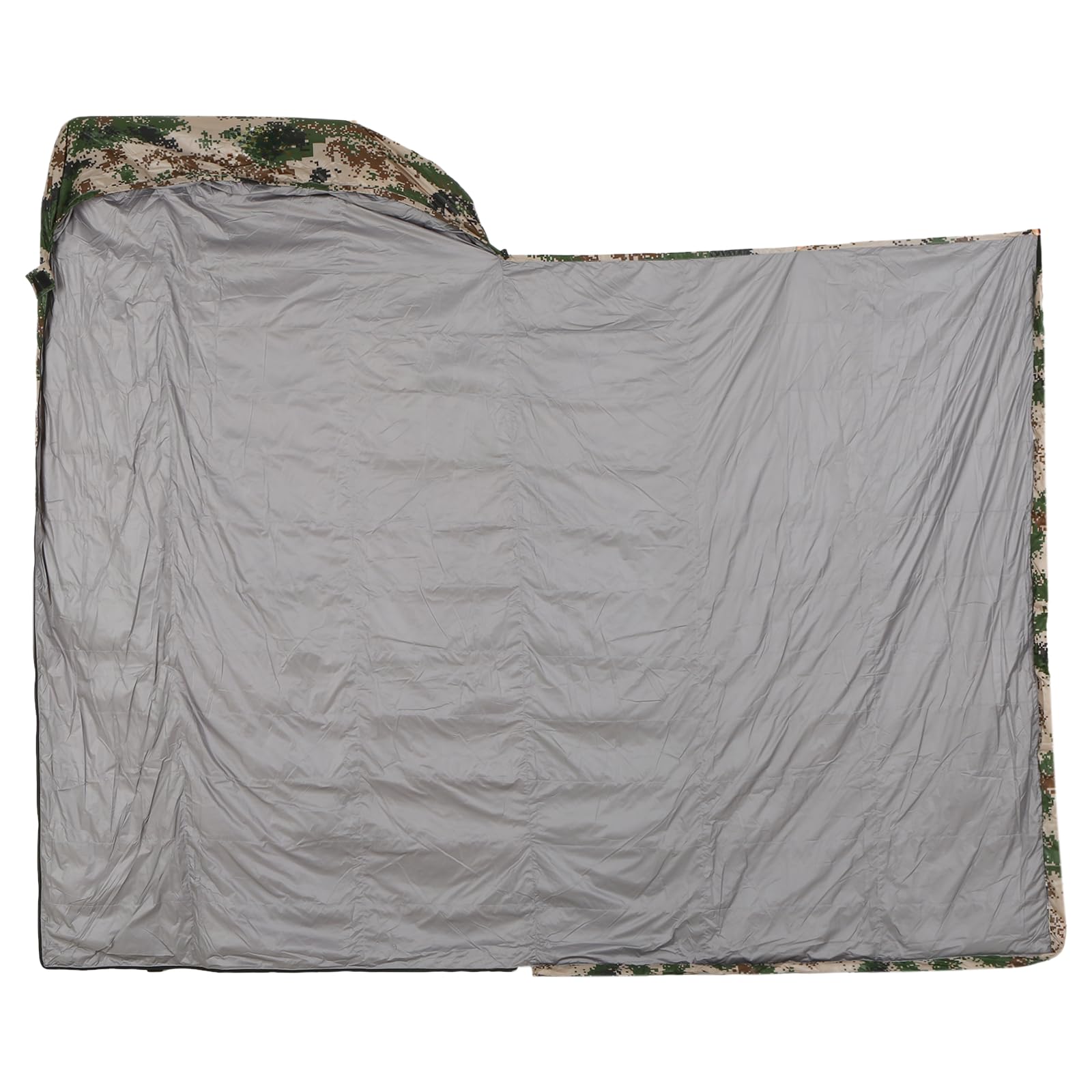Śpiwór puchowy gęsi 220 x 260 cm 600 g 90 wypełnienia lekki 3 w 1 kołdra w kształcie mumii woda - na kemping
