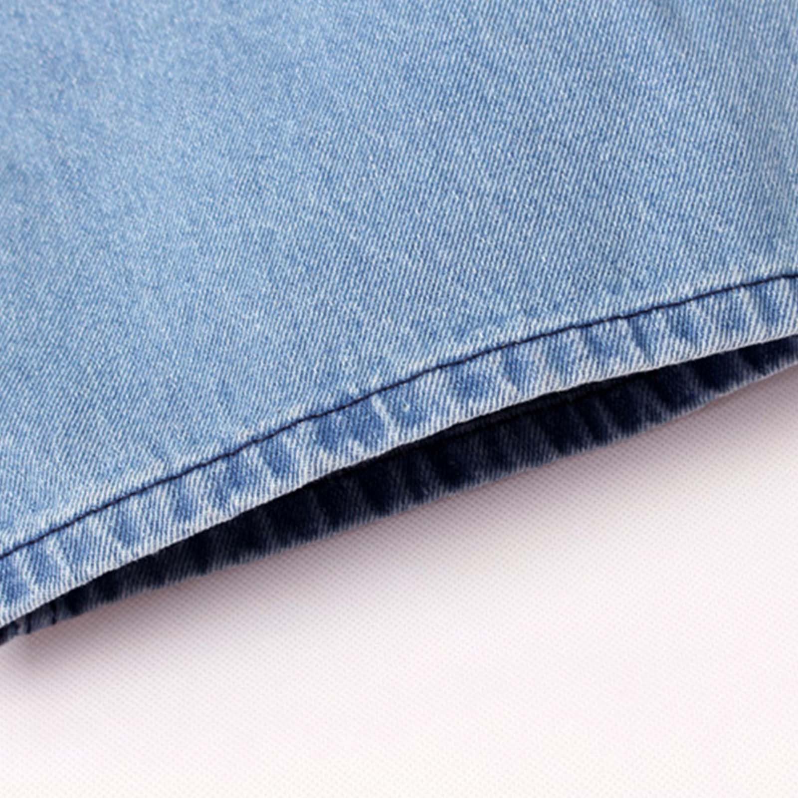 Short en jean 3/4 pour homme - Rétro - Baggy - Jambe large - Jambe droite - Y2K - Hip Hop Jorts - Short court - Grande taille - Bermuda ample - Pantacourt en denim - Pantalon cargo