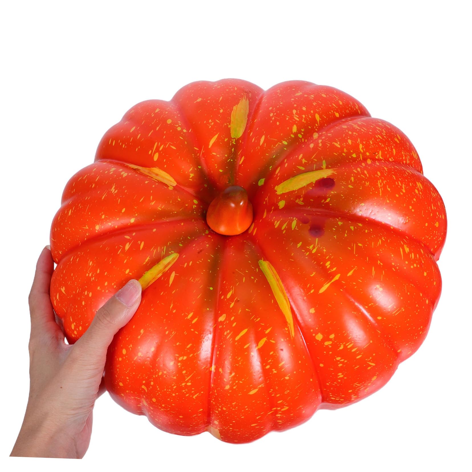 Ciieeo schiuma simulazione decorazioni del statuina arredamento della autunnale zucche artificiali per decorare raccogliere zucche artificiali Arancia