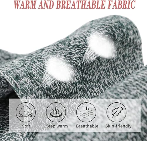 Miniatura 5 de YQHMT Calcetines de lana para mujer, regalos de invierno, cálidos, gruesos, térmicos, vintage, suaves, calcetines para calcetines, regalo de Navidad