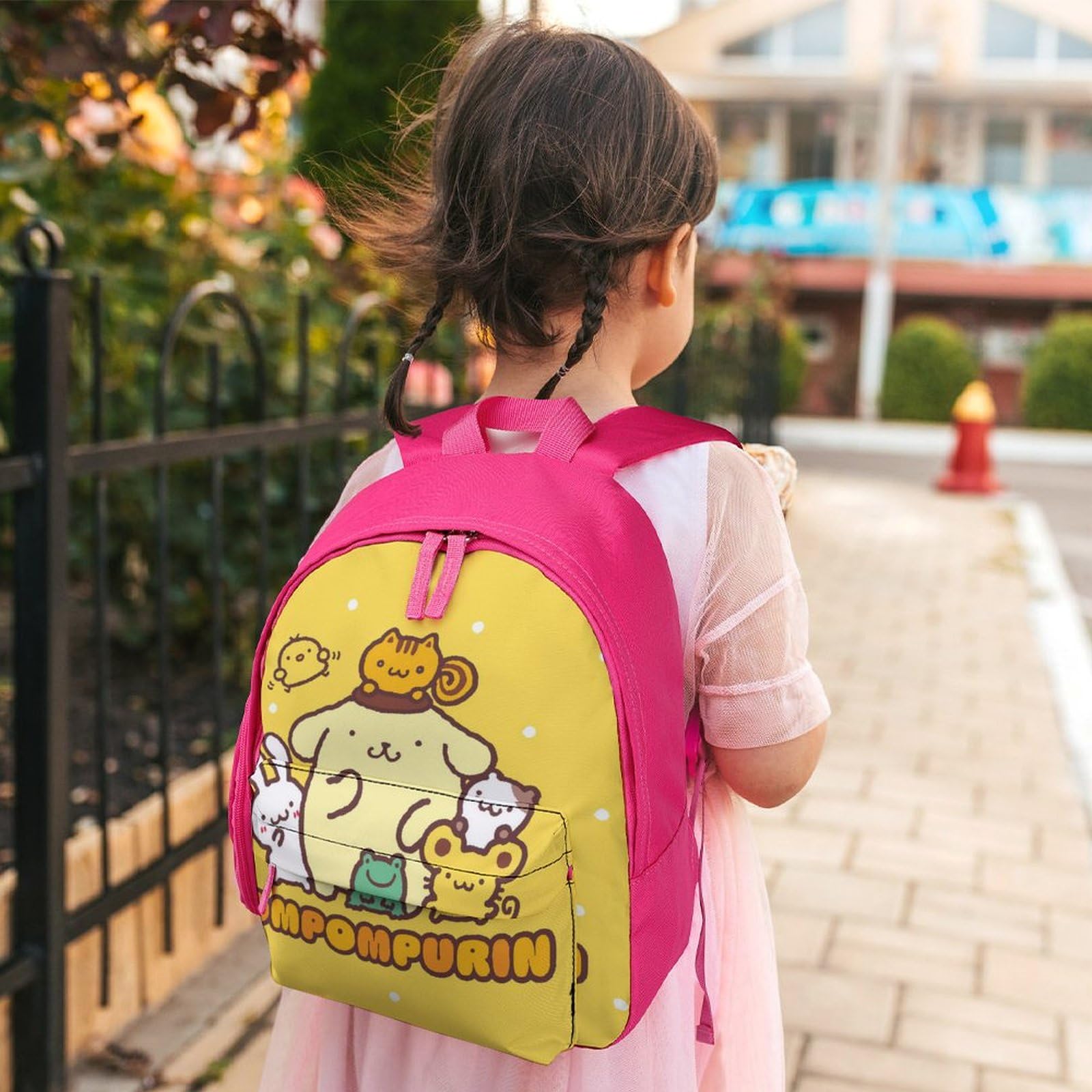 Amazon.co.jp: リュック ポムポムプリン イエロー ショルダーバッグ