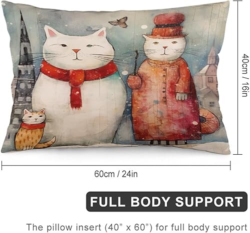 Miniatura 7 de Fundas de almohada refrescantes con diseño de reno burdeos, fundas de almohada lumbar para exteriores con cremallera invisible, funda de almohada