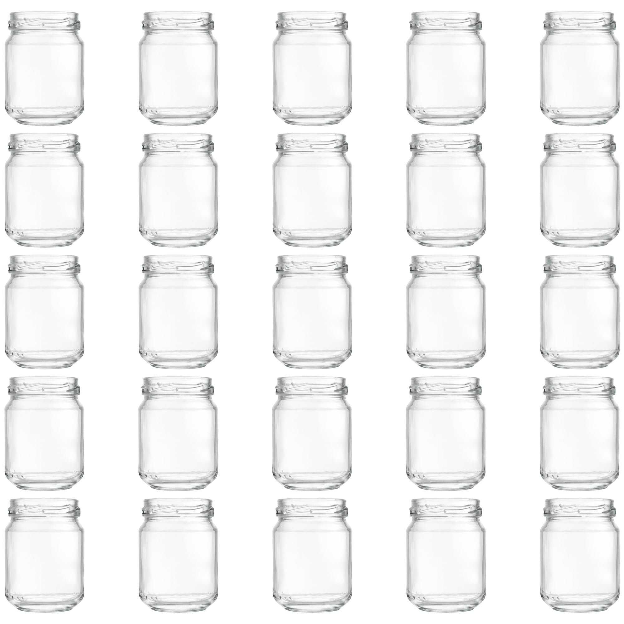 hocz 100x Mini Marmeladengläser 100 ml | ohne Deckel TO 48 | kleine Einmachgläser ohne Schraubdeckel zum befüllen | Schraubgläser, Sturzgläser Set | leere Gläser für Marmelade | 100 Stück