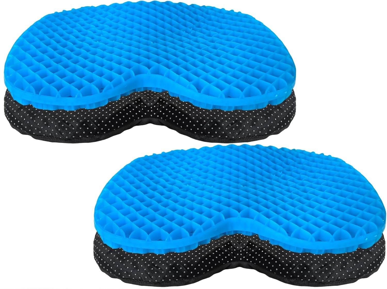 Juego de 2 asientos antideslizantes para kayak: asientos transpirables en forma de U con fundas antideslizantes y una capa gruesa de gel impermeable,